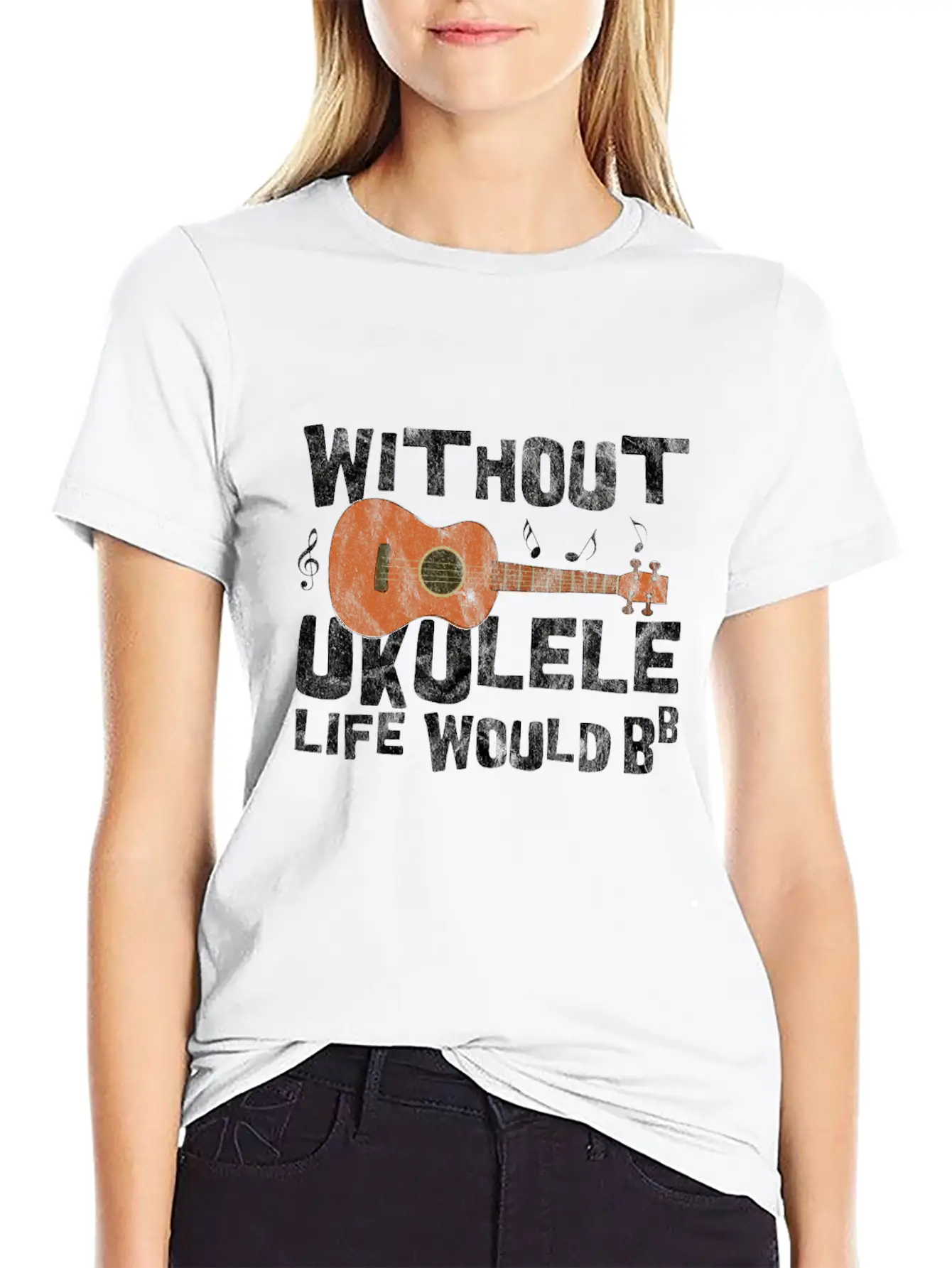 Ukulele Basic Graphic T-Shirt – Daily Comfort In Soft Cotton