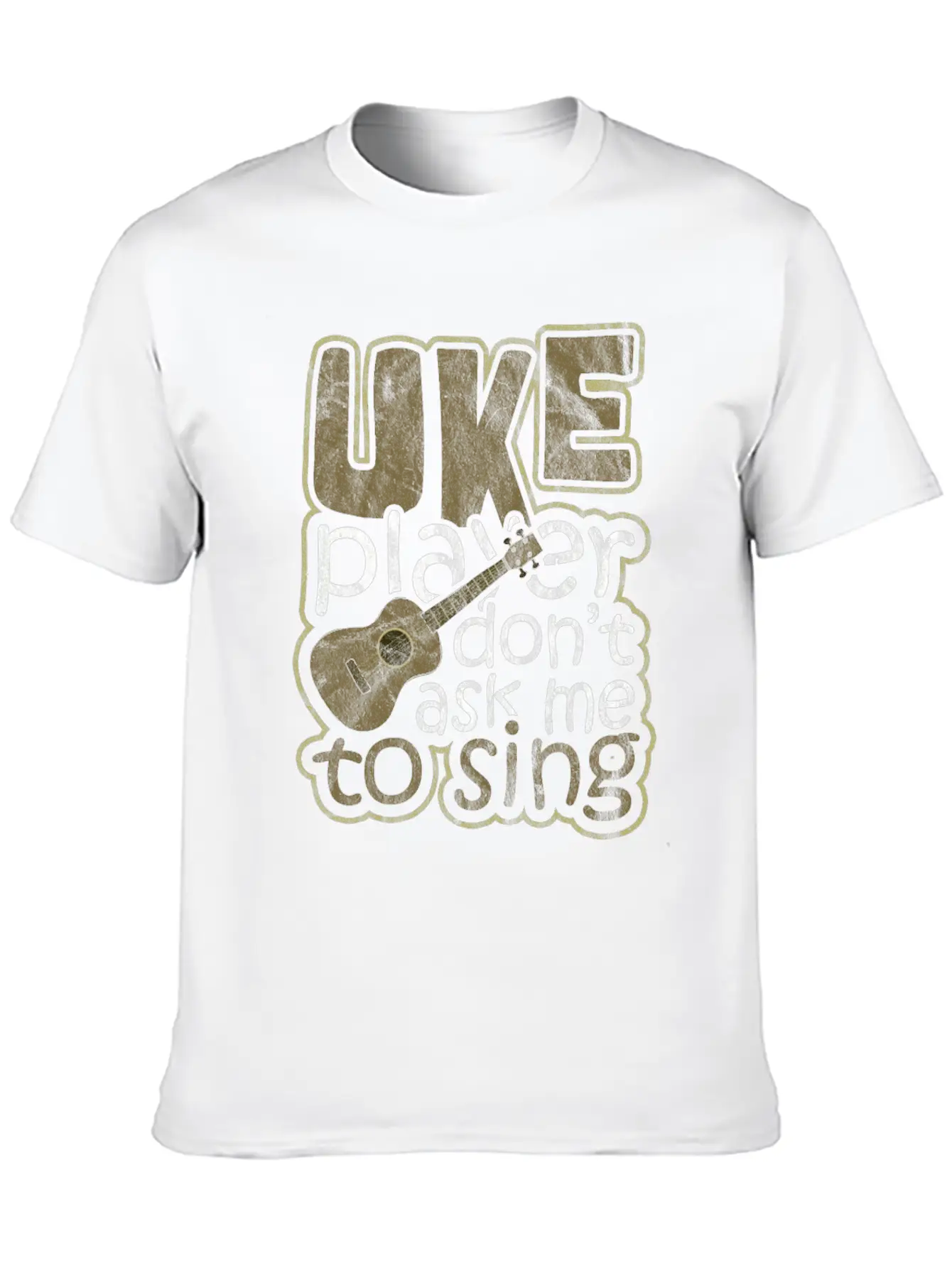 Ukulele Hawaii Unisex Casual T-Shirt – Clean Design For Daily Comfort