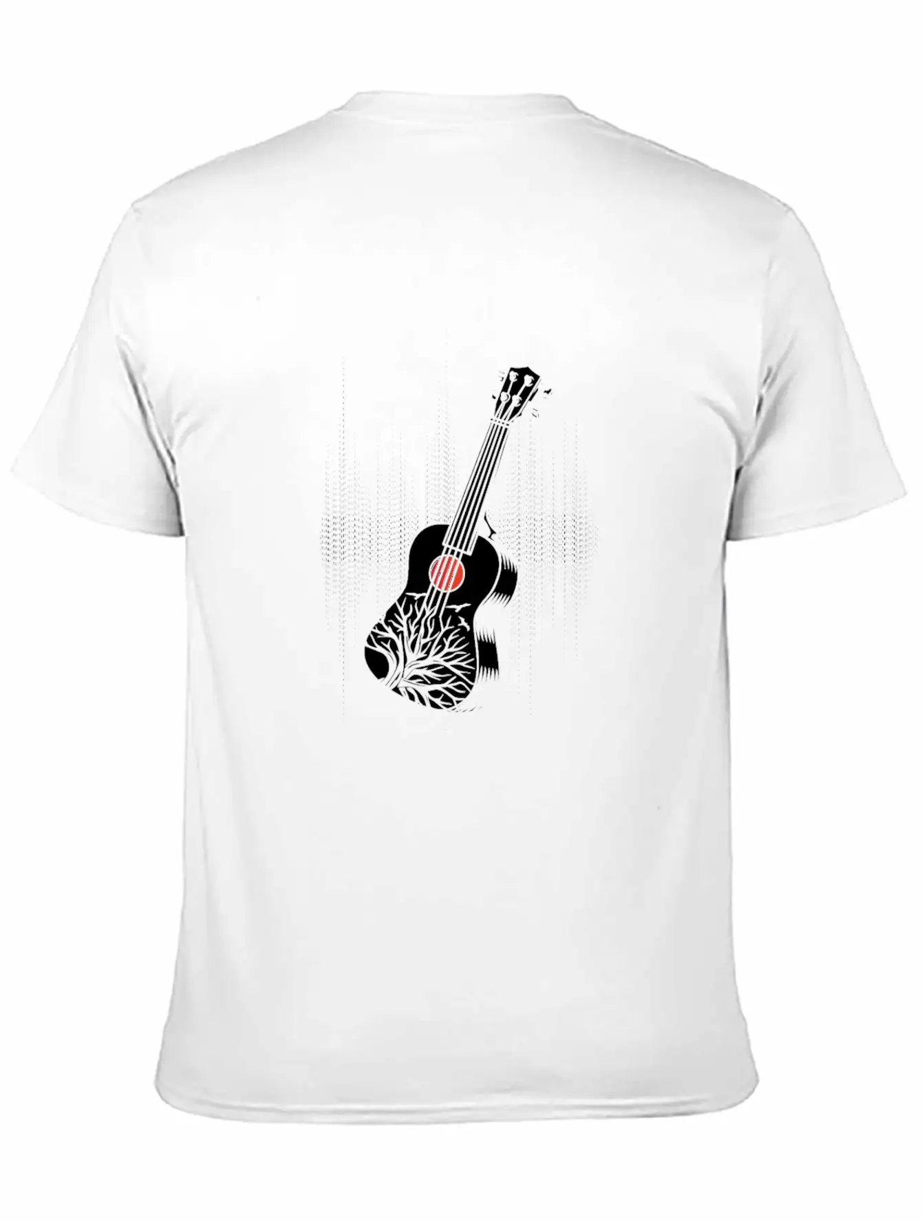 Ukulele Uke Acoustic Guitar Music Band Bass Gift Modern Fit Casual T-Shirt – Clean And Versatile Design
