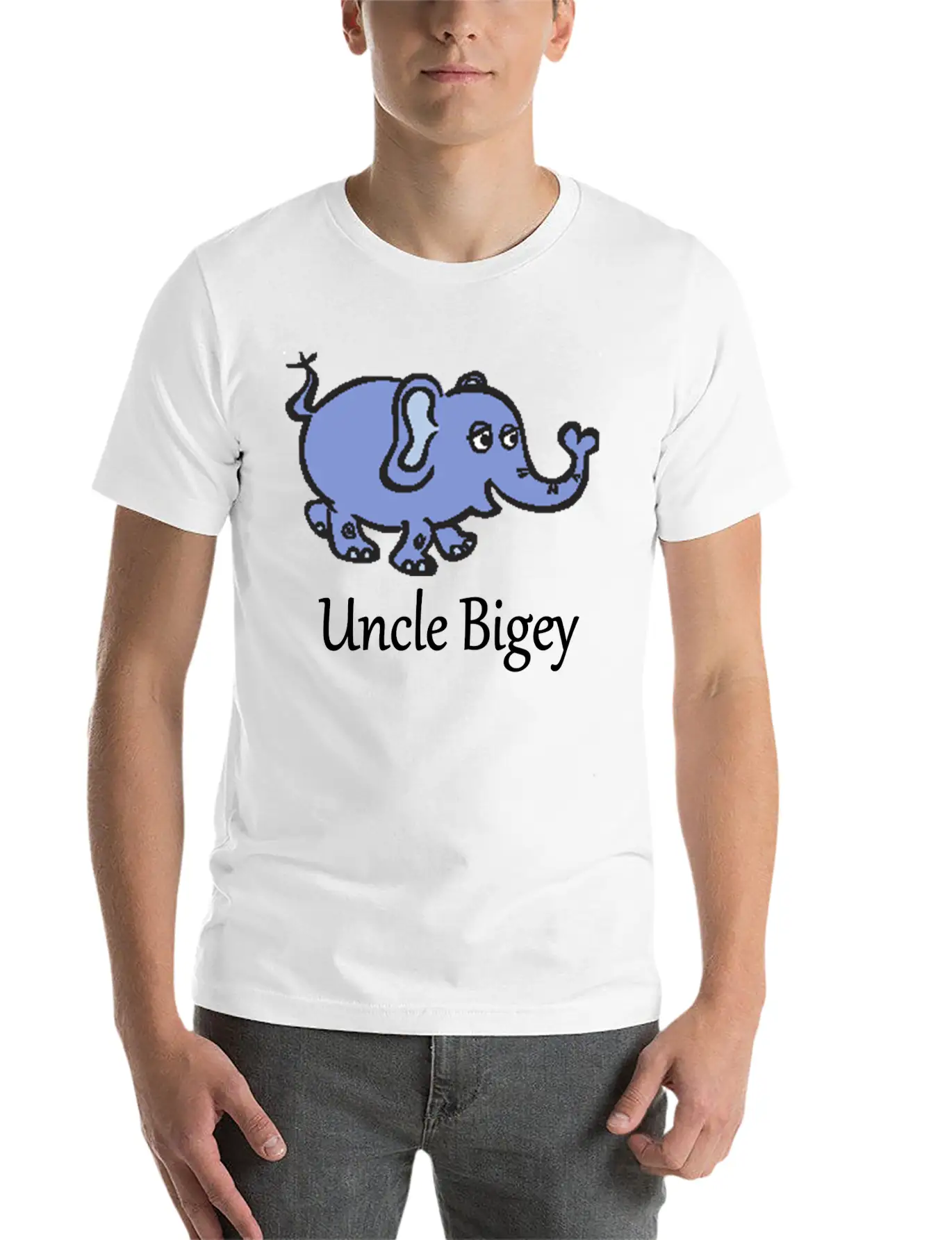 Uncle Bigey Unisex Casual T-Shirt – Clean Design For Daily Comfort