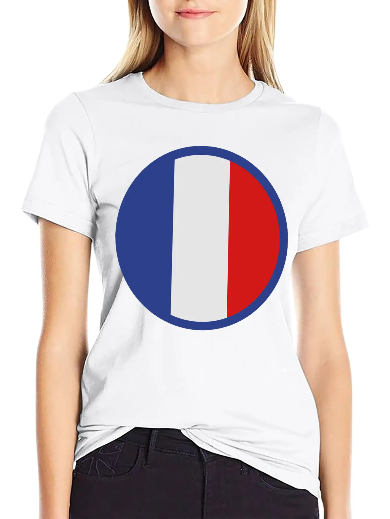 Under The Sign Of France Basic Graphic T-Shirt – Daily Comfort In Soft Cotton