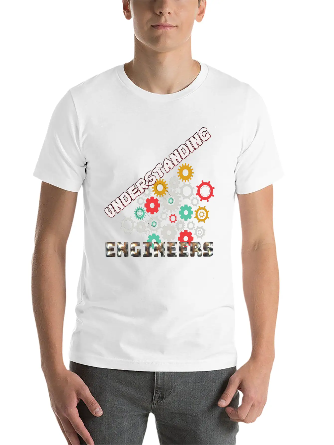 Understanding Engineers 01 Lightweight Cotton T-Shirt – Daily Comfort Graphic Shirt