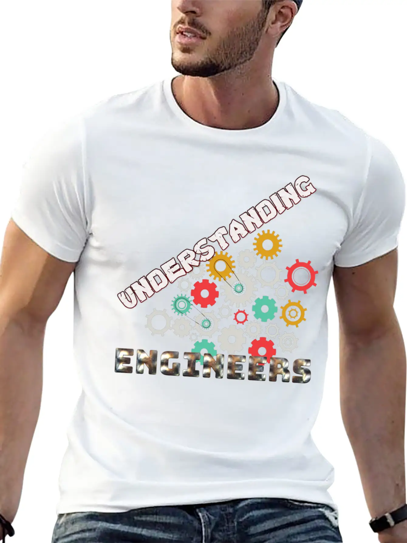 Understanding Engineers 01 Lightweight Cotton T-Shirt – Daily Comfort Graphic Shirt