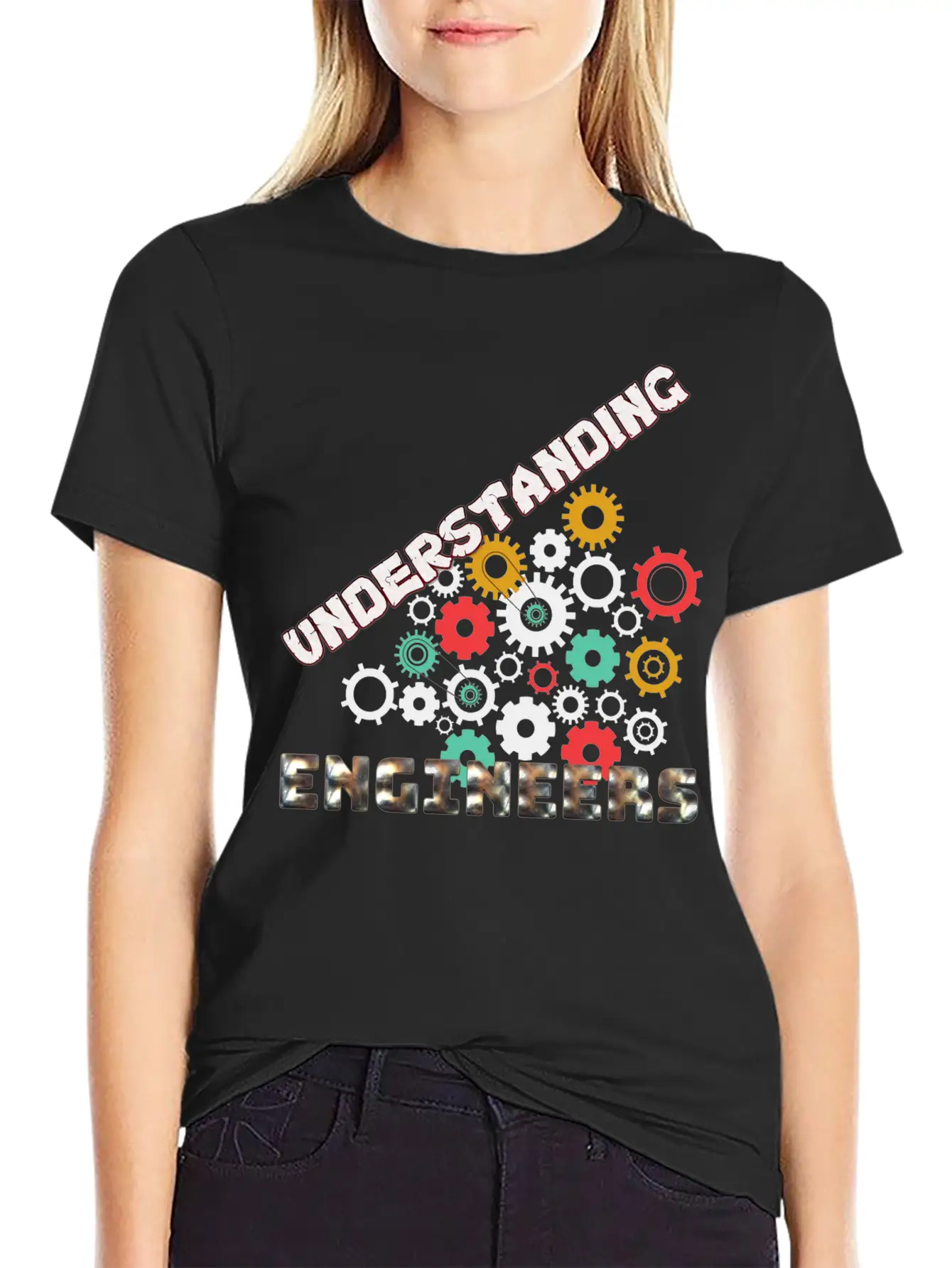 Understanding Engineers 01 Lightweight Cotton T-Shirt – Daily Comfort Graphic Shirt