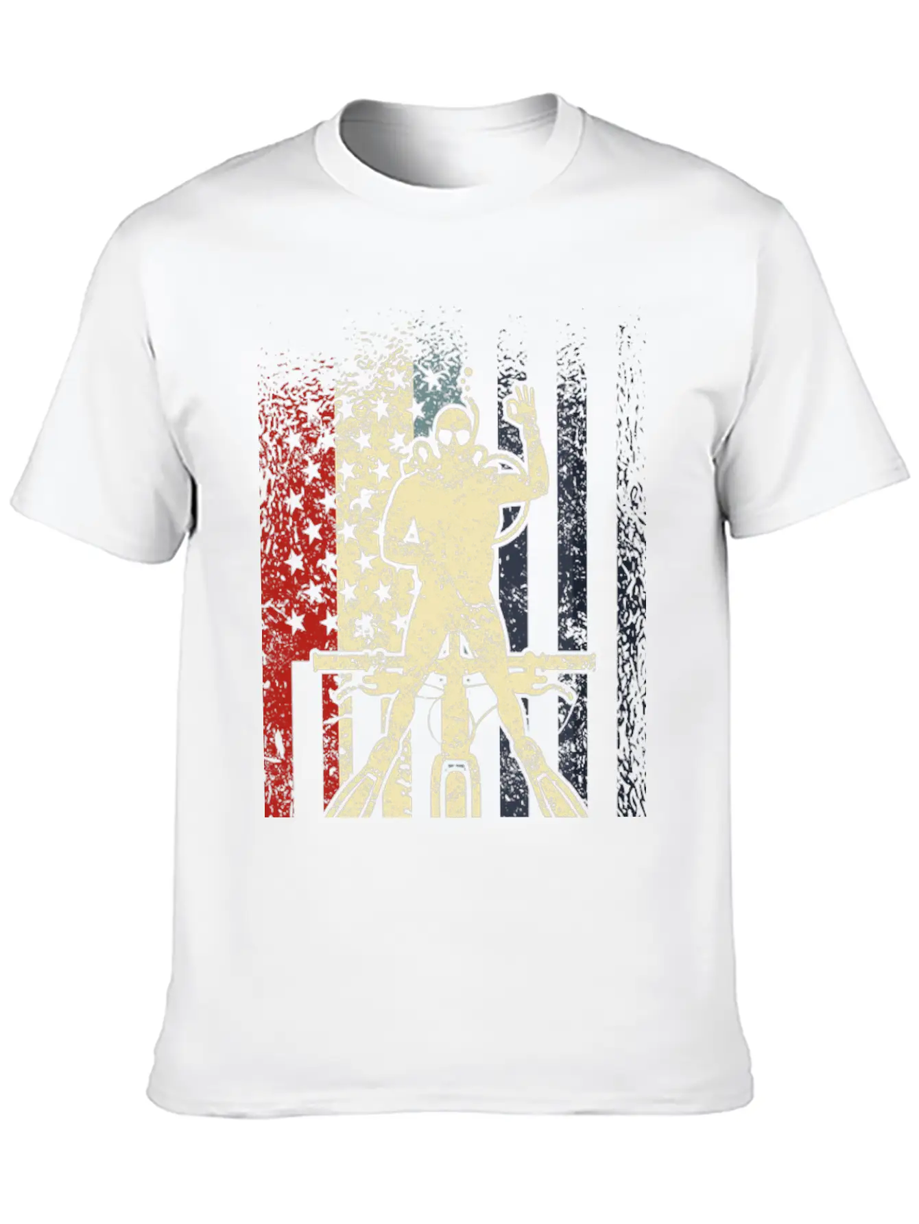 Underwater Cycling Modern Fit Casual T-Shirt – Clean And Versatile Design