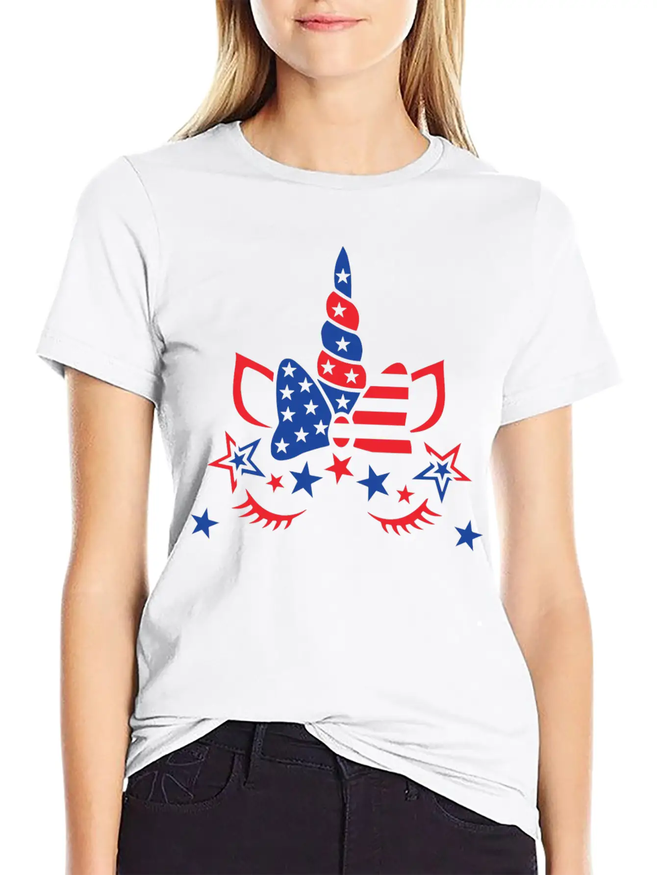 Unicorn American Classic Fit Graphic Tee For Daily Comfort – Unisex Cotton Shirt