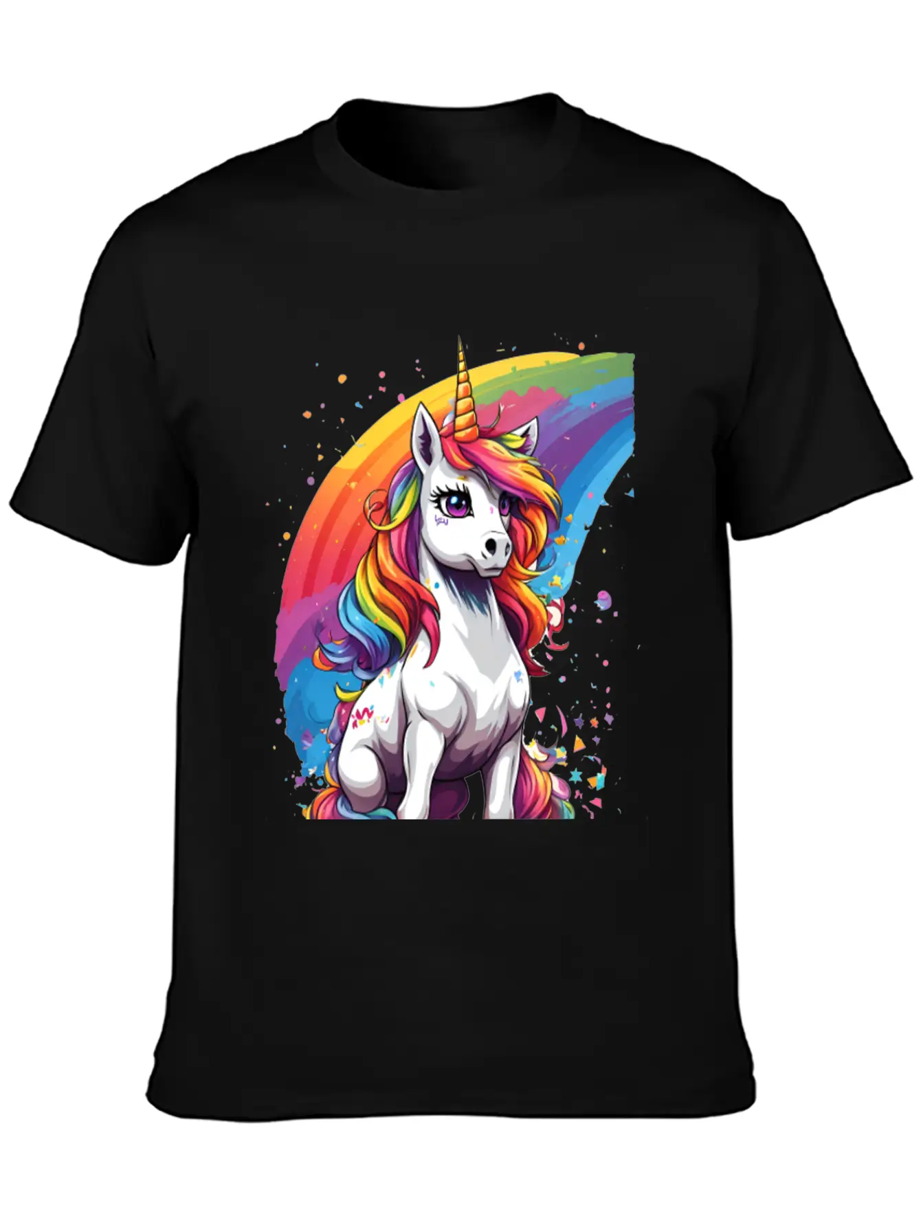 Unicorn Art Unisex Casual T-Shirt – Clean Design For Daily Comfort