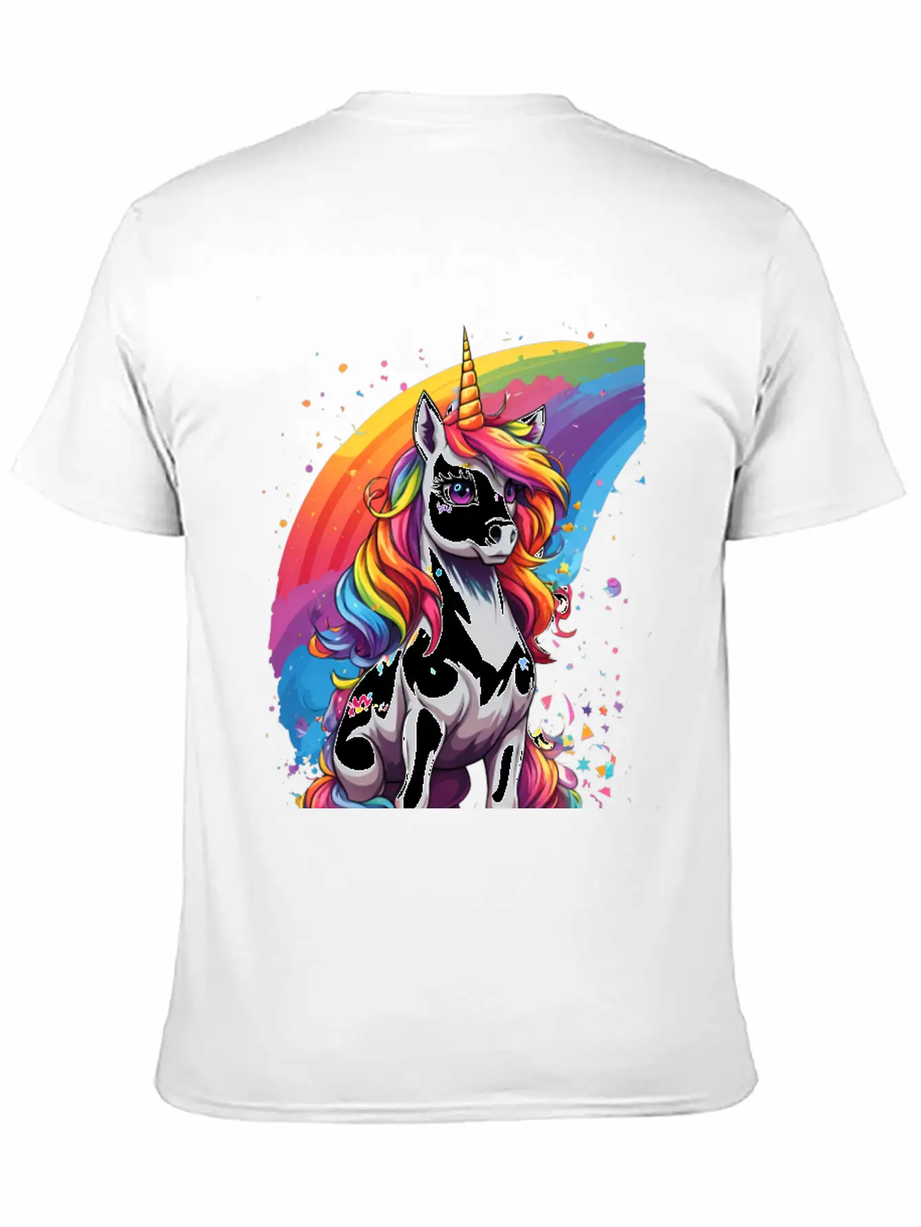Unicorn Art Unisex Casual T-Shirt – Clean Design For Daily Comfort
