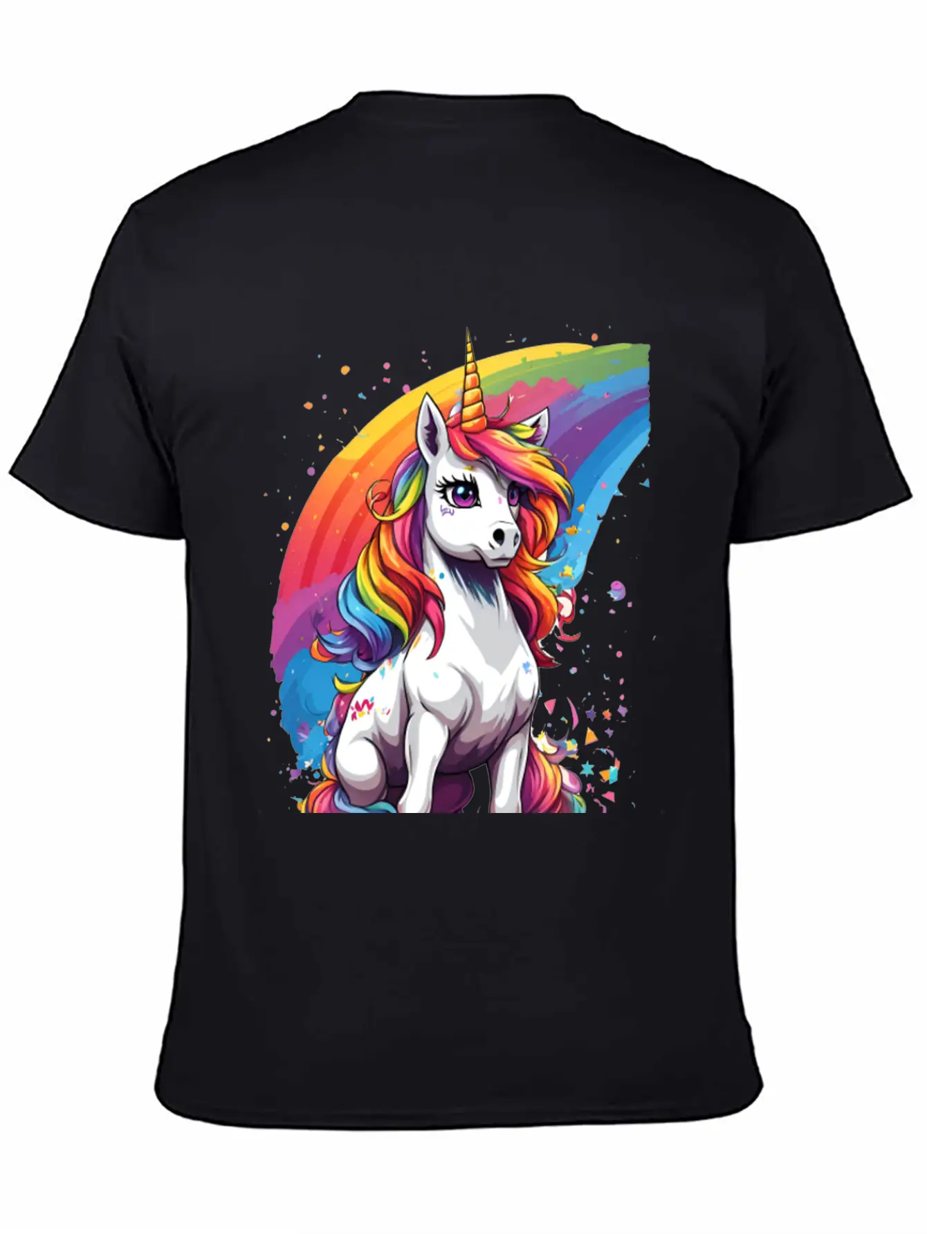 Unicorn Art Unisex Casual T-Shirt – Clean Design For Daily Comfort