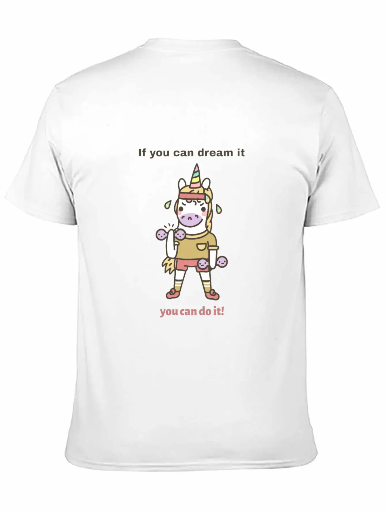 Unicorn Fitness Modern Fit Casual T-Shirt – Clean And Versatile Design