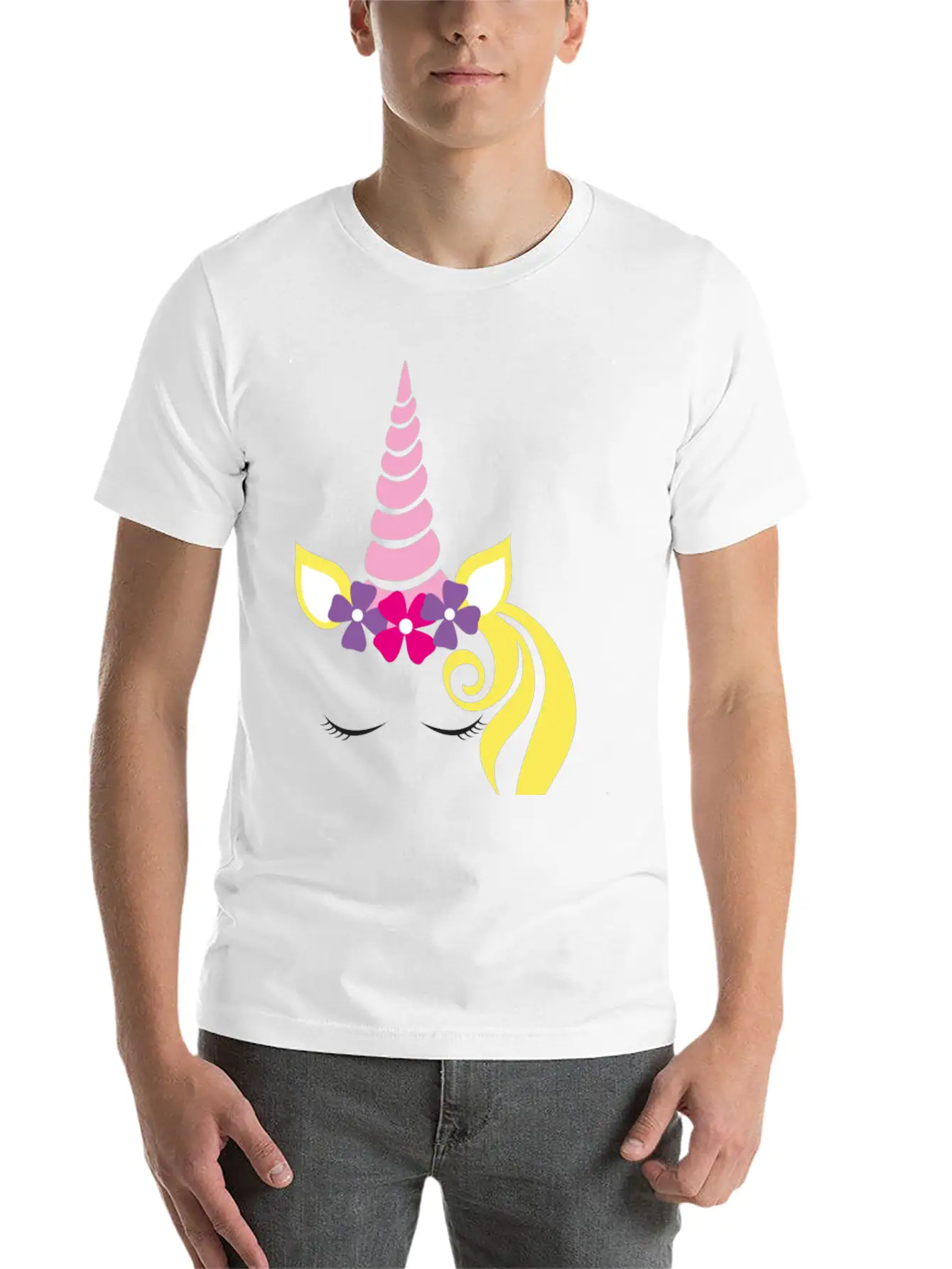 Unicorn Lightweight Cotton T-Shirt – Daily Comfort Graphic Shirt
