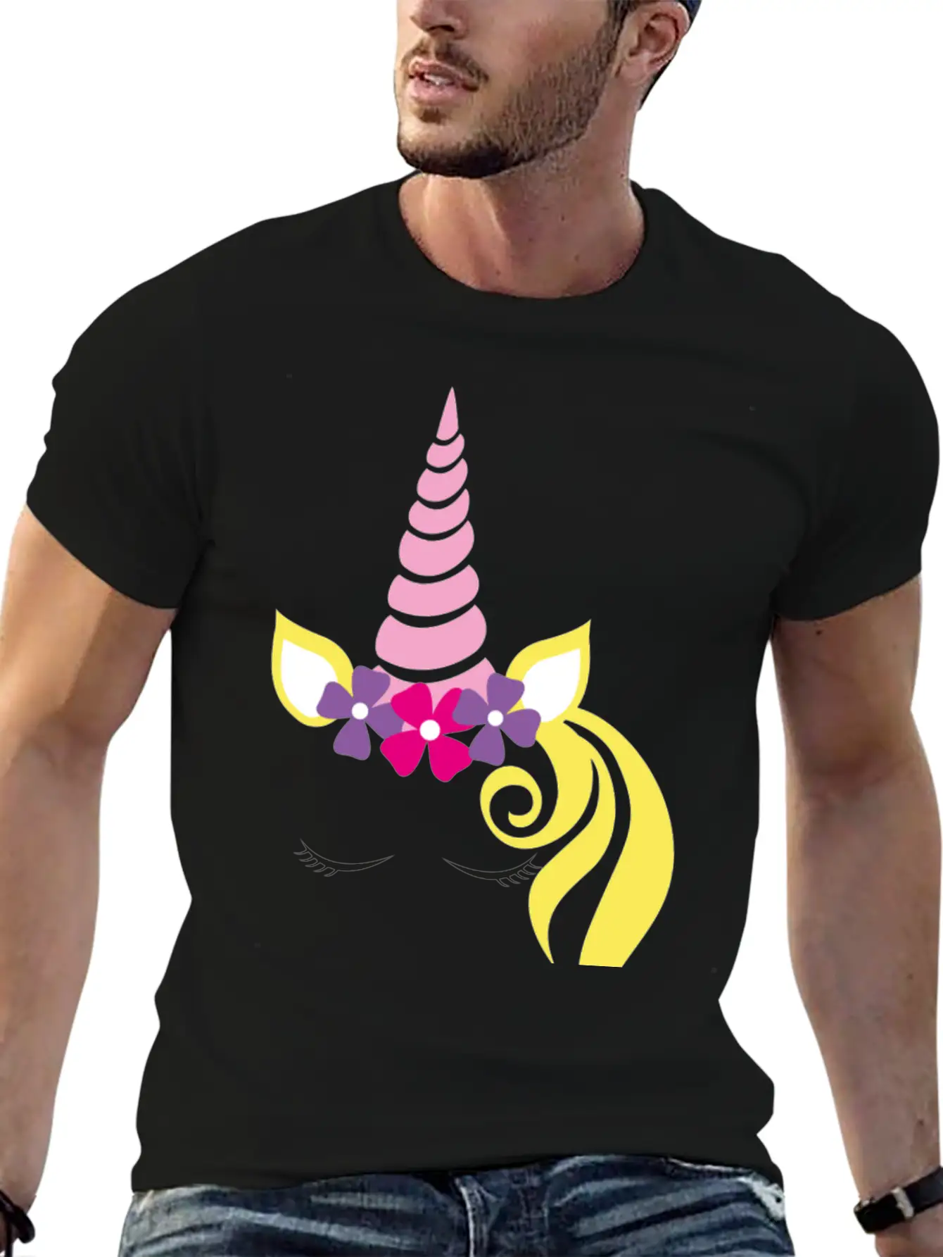 Unicorn Lightweight Cotton T-Shirt – Daily Comfort Graphic Shirt