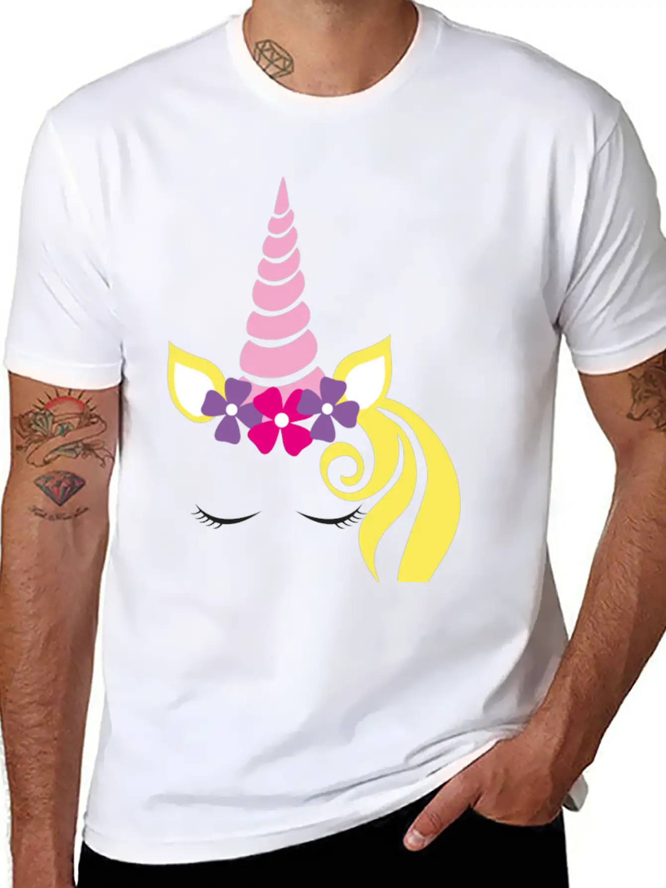 Unicorn Lightweight Cotton T-Shirt – Daily Comfort Graphic Shirt