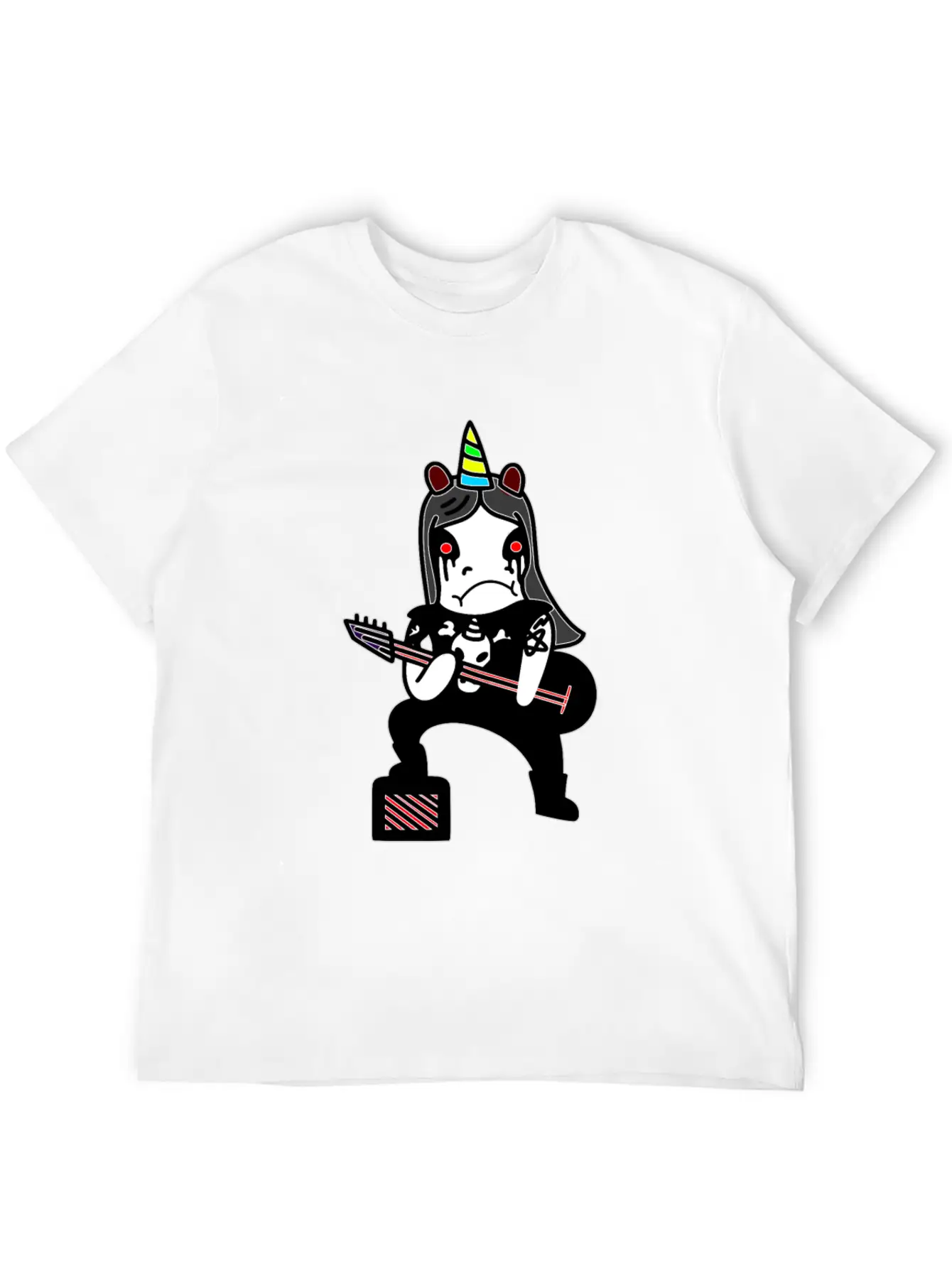 Unicorn Metal Black Metal Extreme Metal True Evil Unisex Casual T-Shirt – Clean Design For Daily Comfort