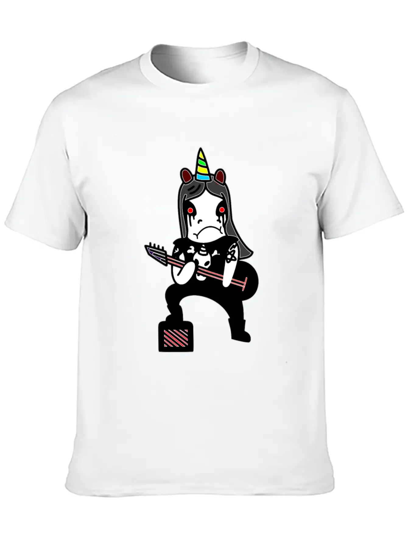 Unicorn Metal Black Metal Extreme Metal True Evil Unisex Casual T-Shirt – Clean Design For Daily Comfort