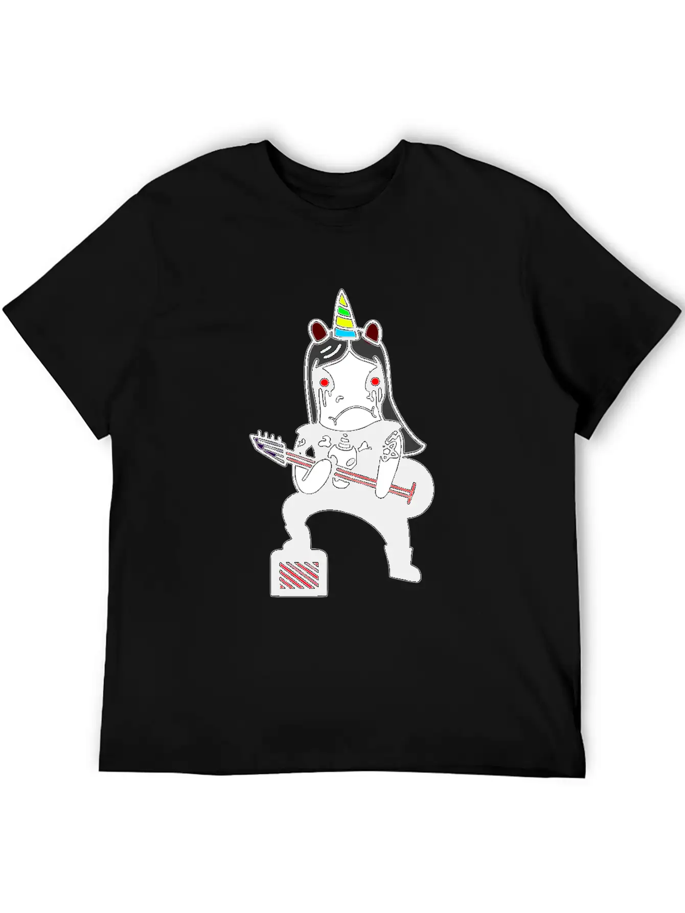 Unicorn Metal Black Metal Extreme Metal True Evil Unisex Casual T-Shirt – Clean Design For Daily Comfort