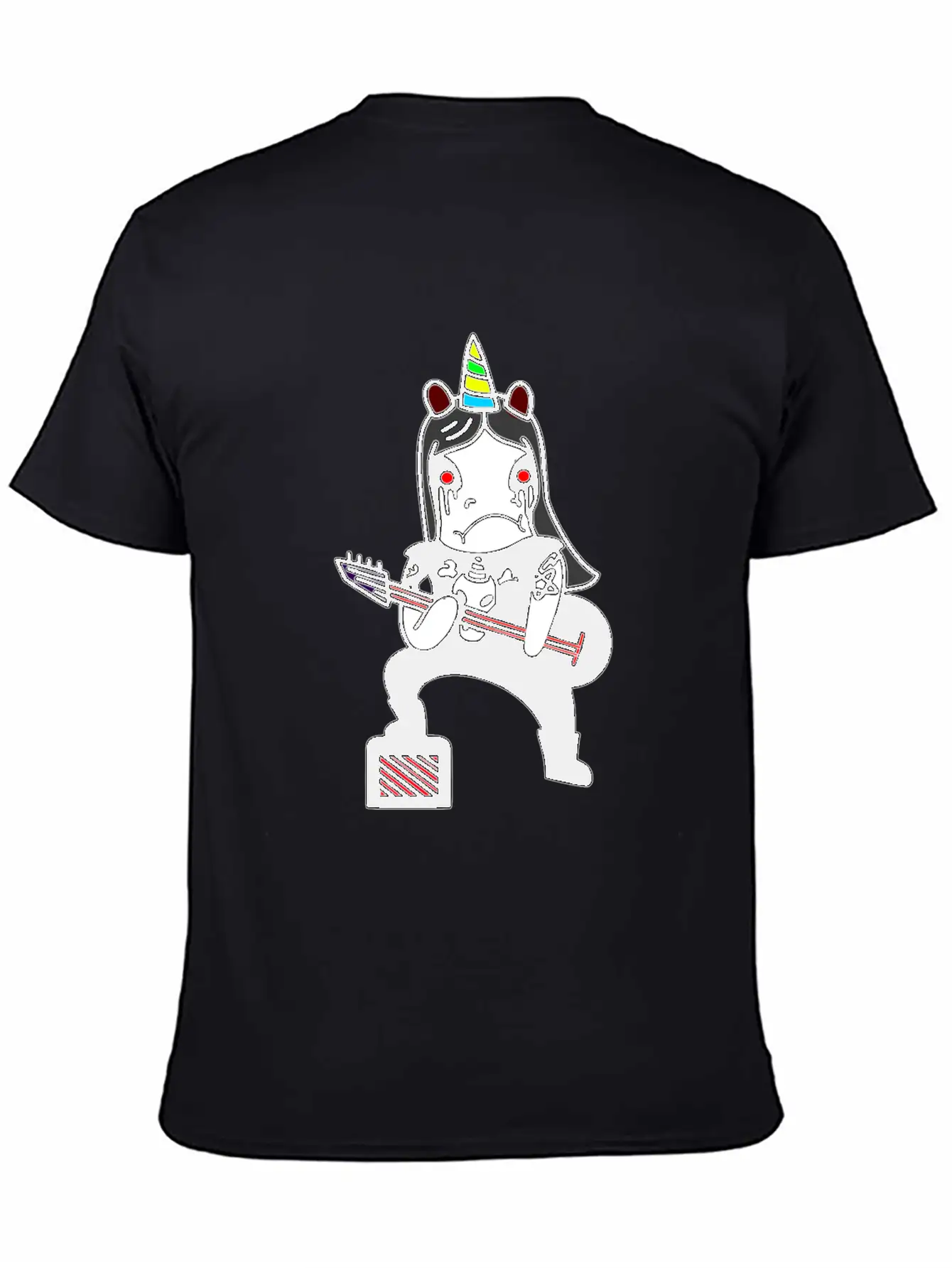 Unicorn Metal Black Metal Extreme Metal True Evil Unisex Casual T-Shirt – Clean Design For Daily Comfort