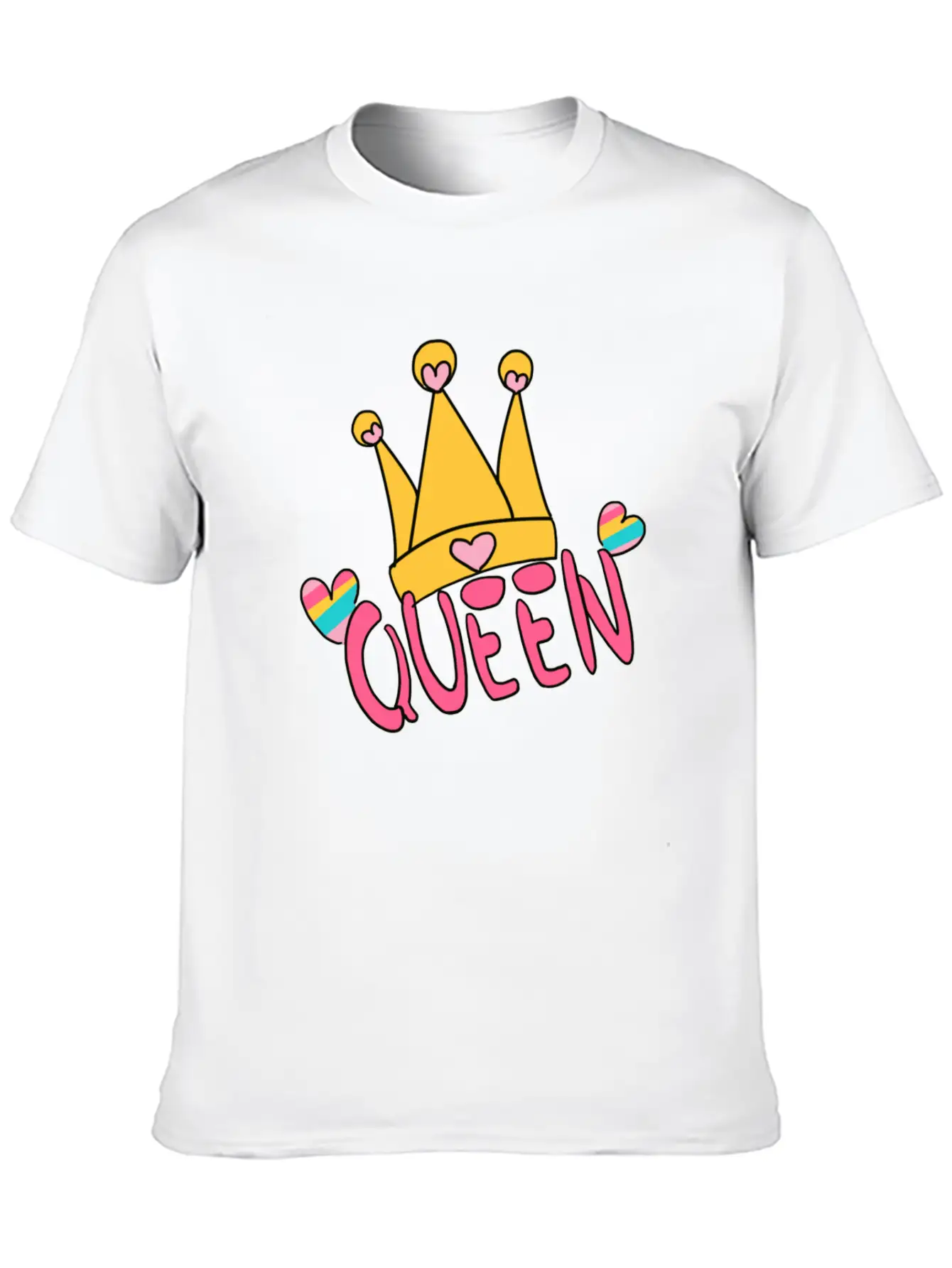Unicorn Queen Hat LGBT Love Symbol Unisex Casual T-Shirt – Clean Design For Daily Comfort