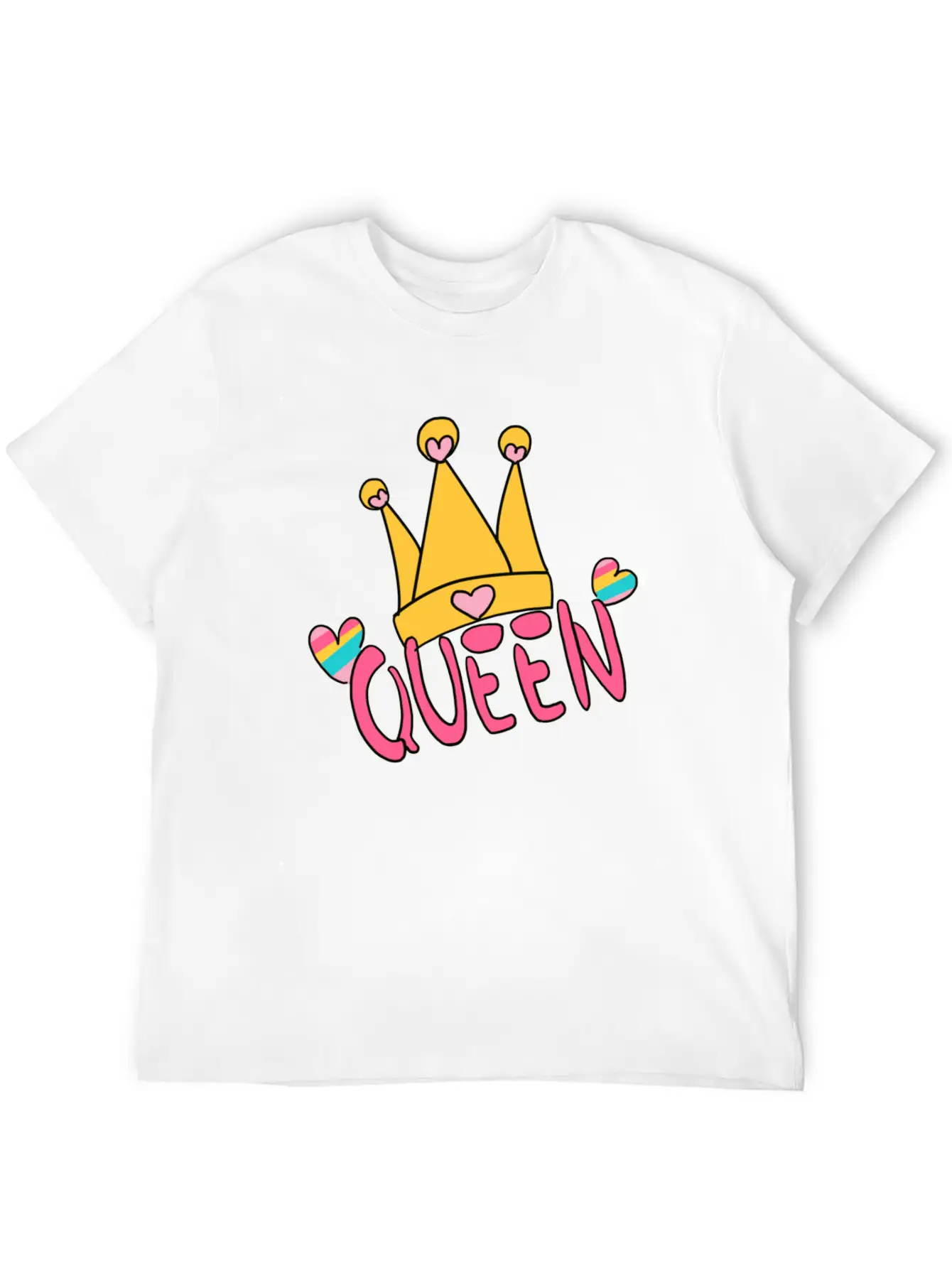 Unicorn Queen Hat LGBT Love Symbol Unisex Casual T-Shirt – Clean Design For Daily Comfort