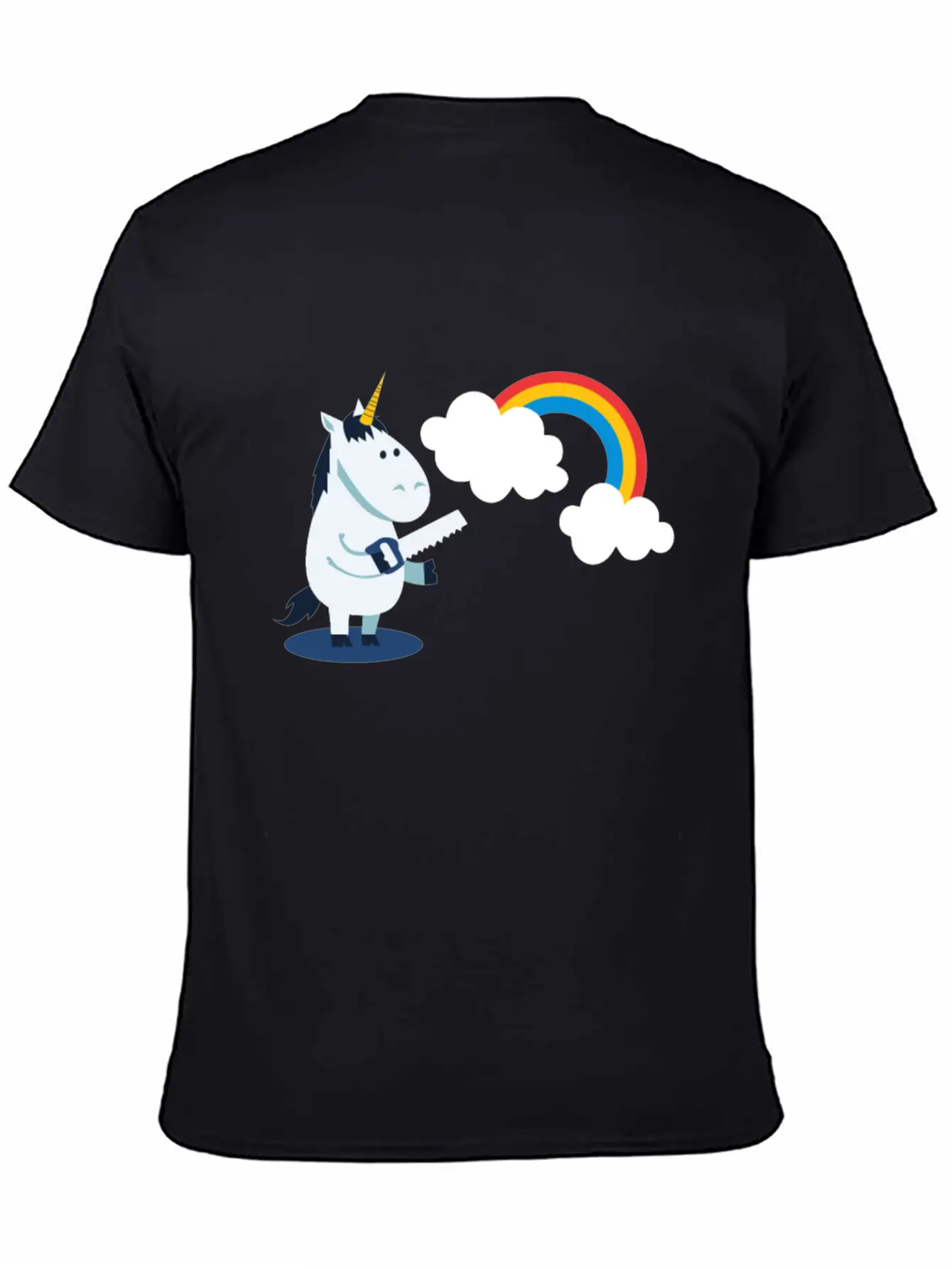 Unicorn Rainbow Classic Fit Graphic Tee For Daily Comfort – Unisex Cotton Shirt
