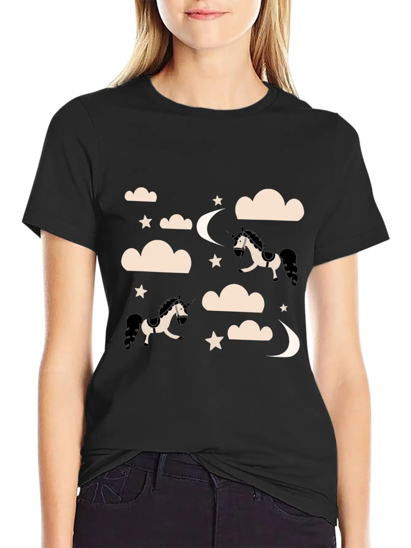 Unicorn Rainbow Soft Cotton Short Sleeve Tee – Unisex Wardrobe Staple