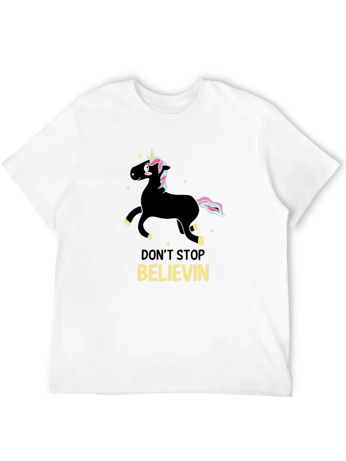 Unicorn Soft Cotton Short Sleeve Tee – Unisex Wardrobe Staple