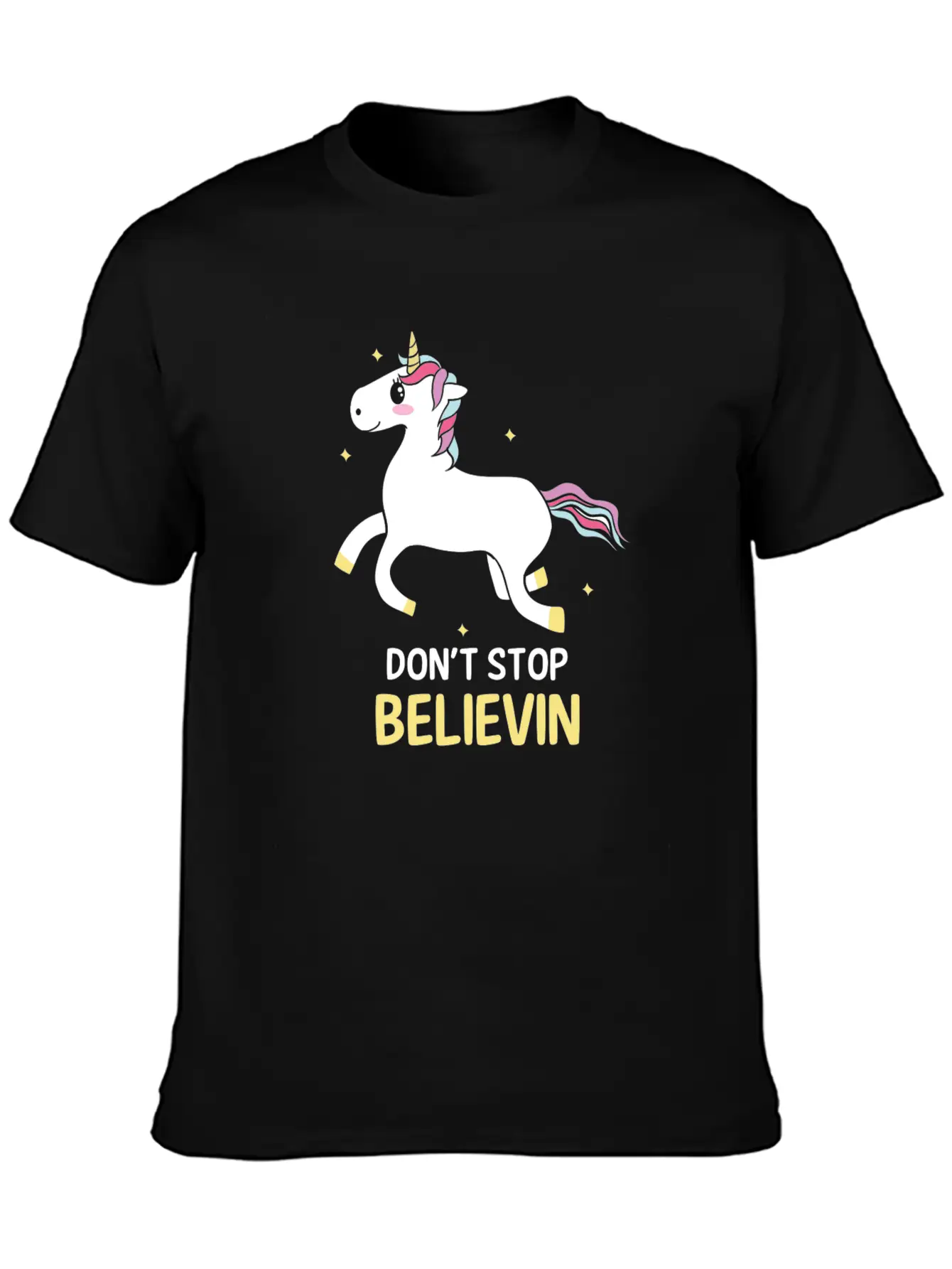Unicorn Soft Cotton Short Sleeve Tee – Unisex Wardrobe Staple