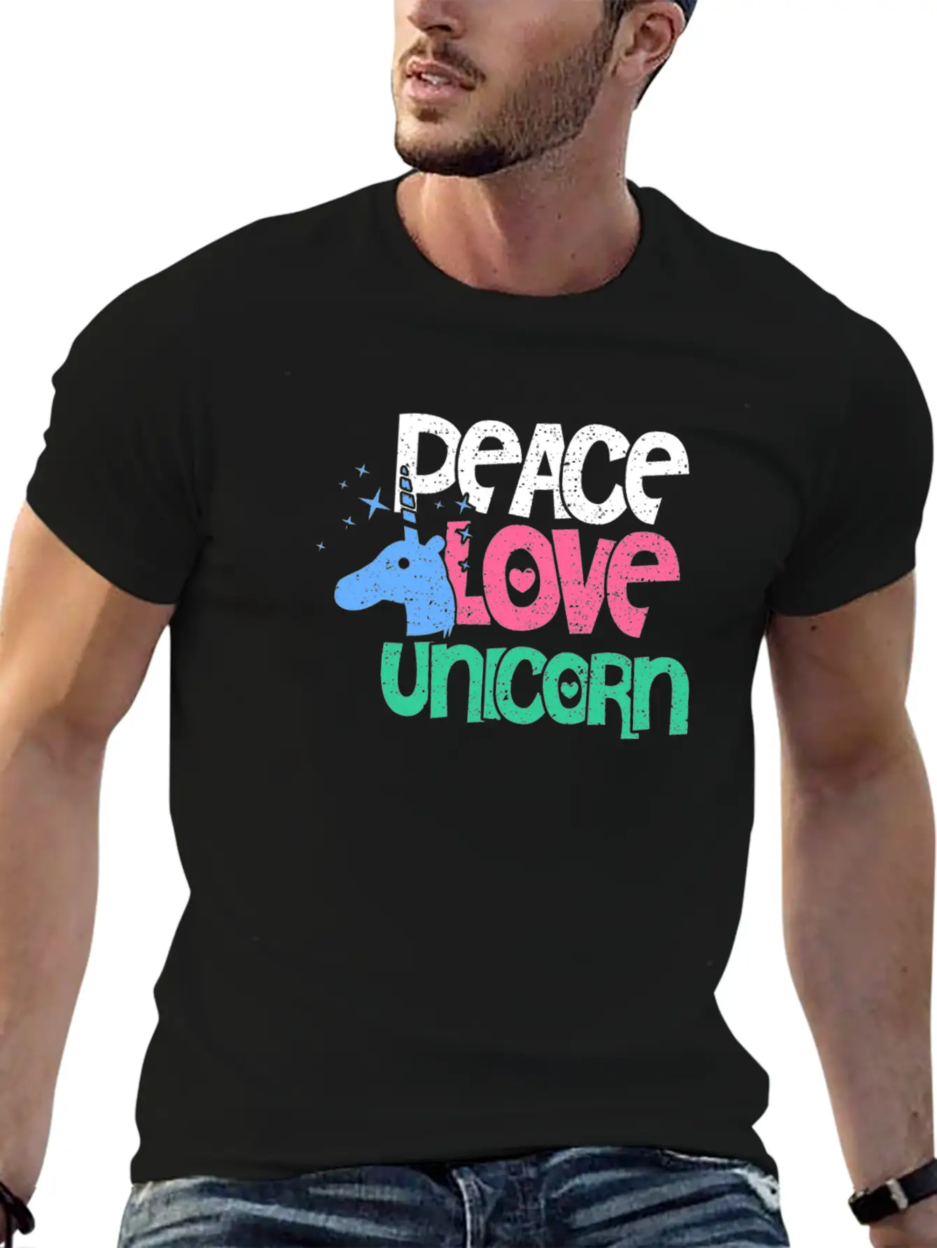 Unicorn Stylish Everyday T-Shirt – Unisex Basic Cotton Tee