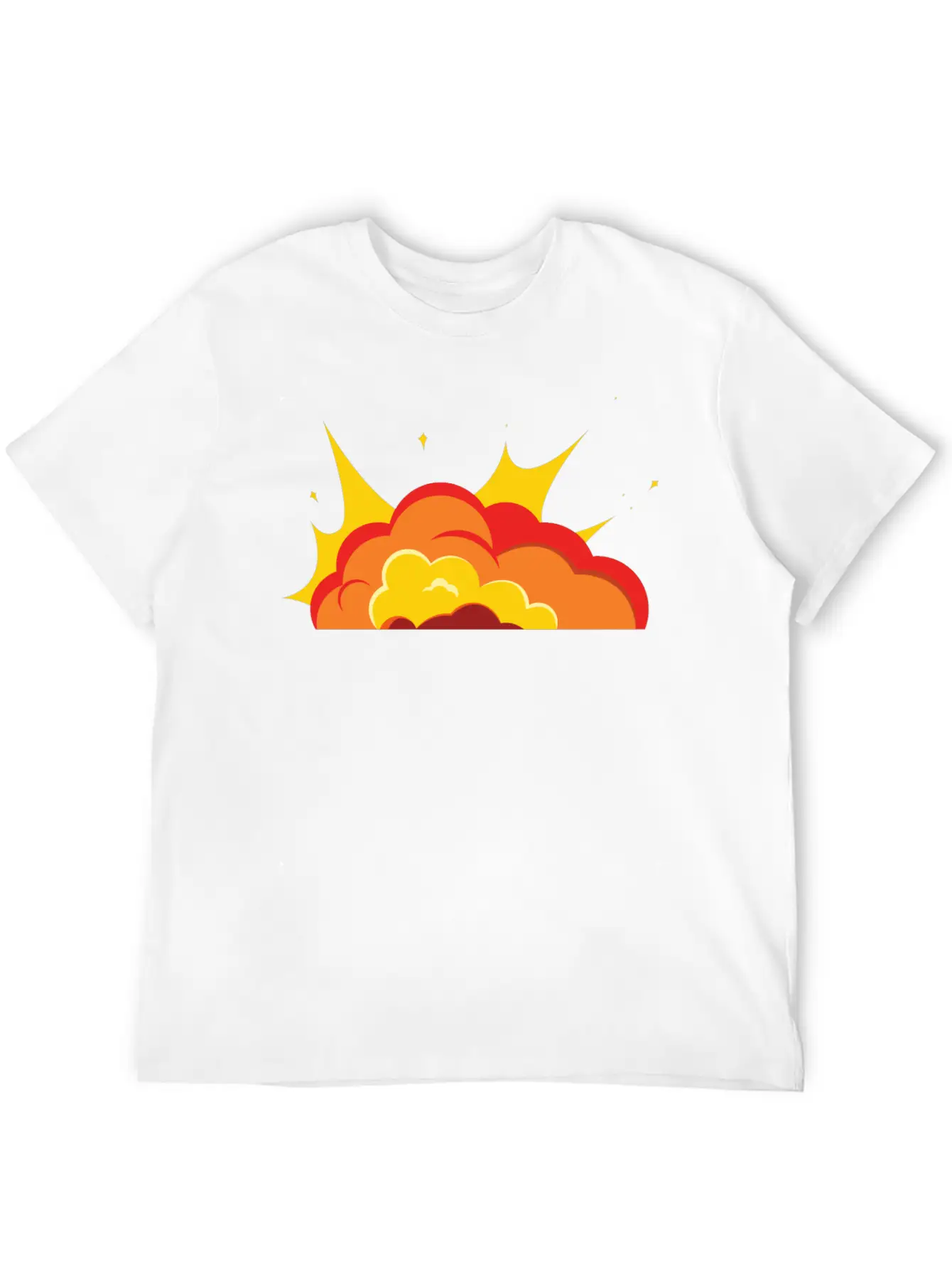 Unique Fire Soft Cotton Short Sleeve Tee – Unisex Wardrobe Staple