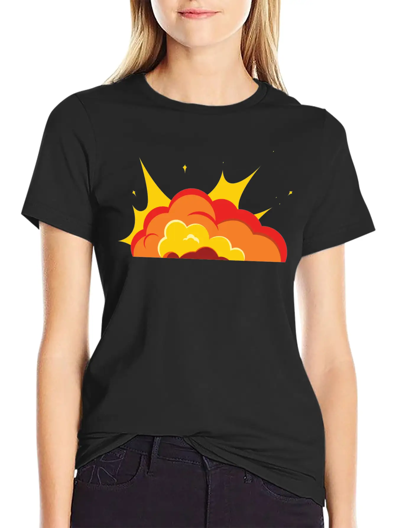 Unique Fire Soft Cotton Short Sleeve Tee – Unisex Wardrobe Staple