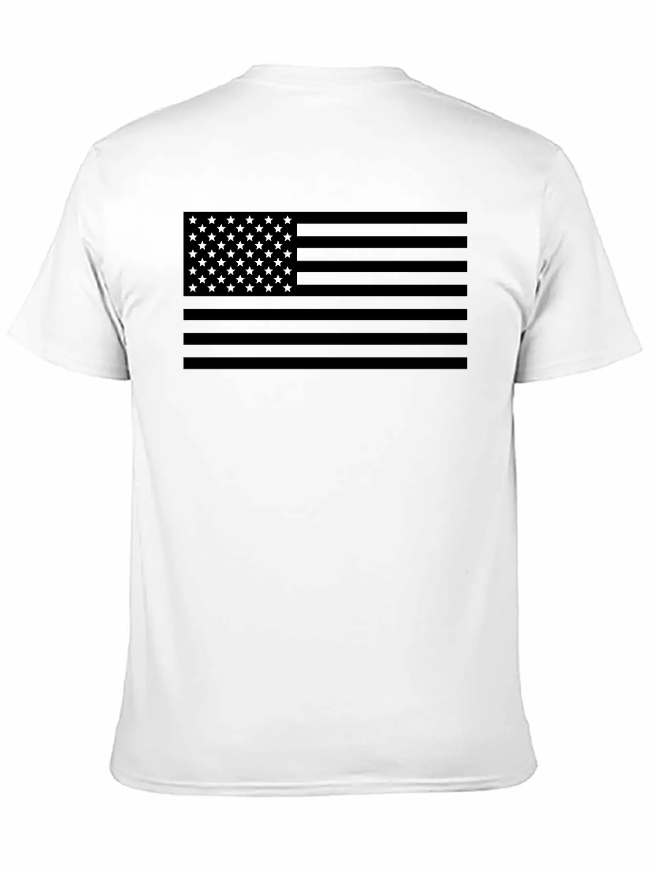 United States Of America Stars & Stripes Flag Basic Graphic T-Shirt – Daily Comfort In Soft Cotton