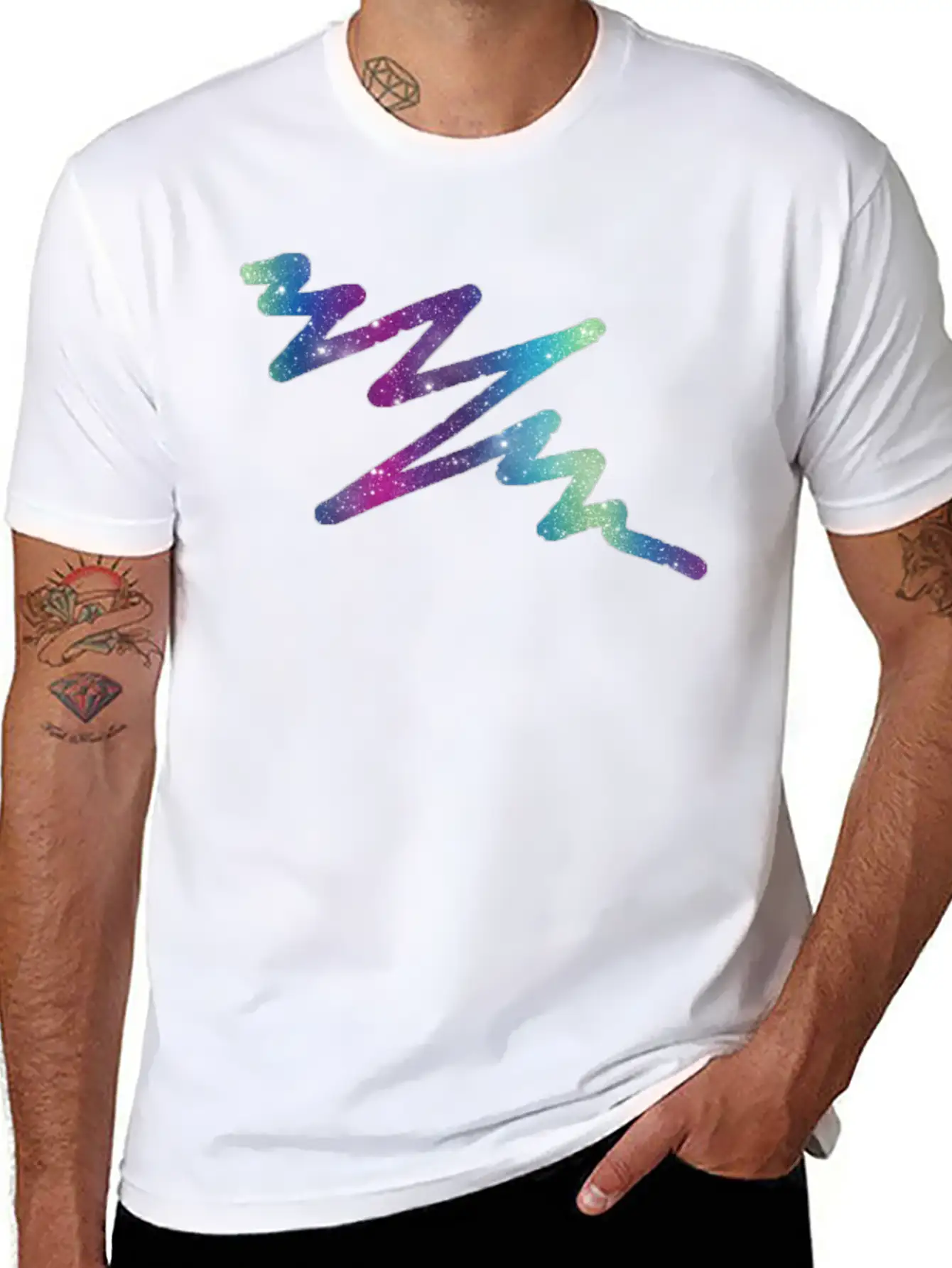 Univers Lightning Comfortable Minimalist Graphic Tee – Summer Style Essential