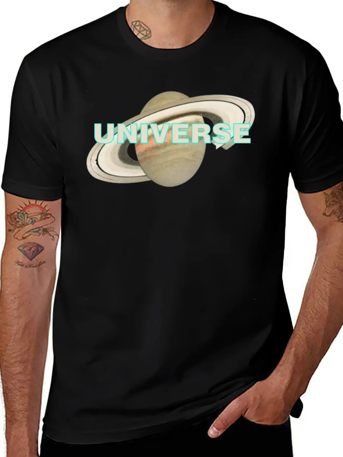 Universe Lightweight Cotton T-Shirt – Daily Comfort Graphic Shirt