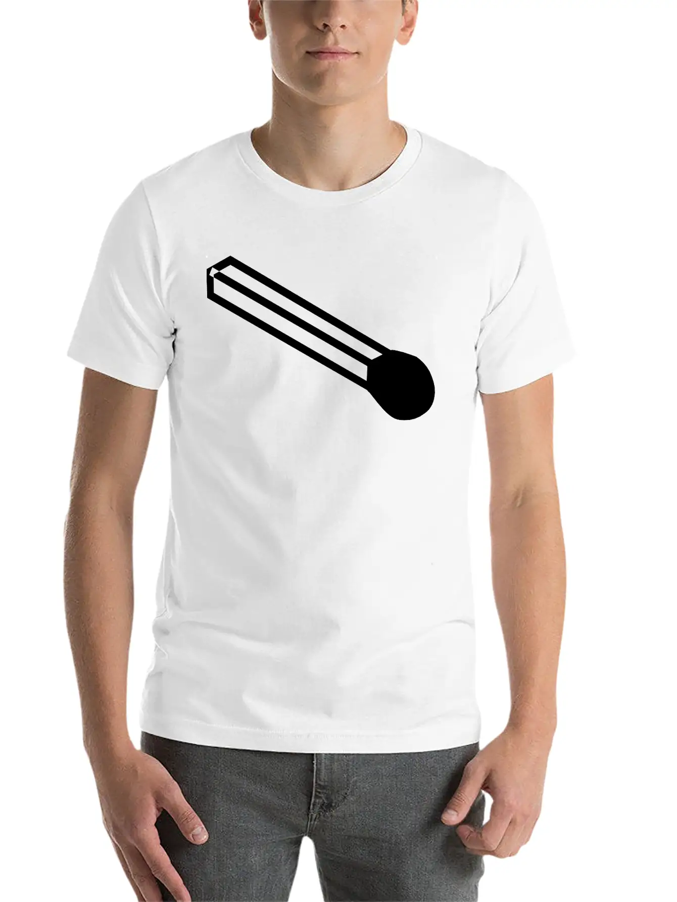 Unlit Match Basic Graphic T-Shirt – Daily Comfort In Soft Cotton