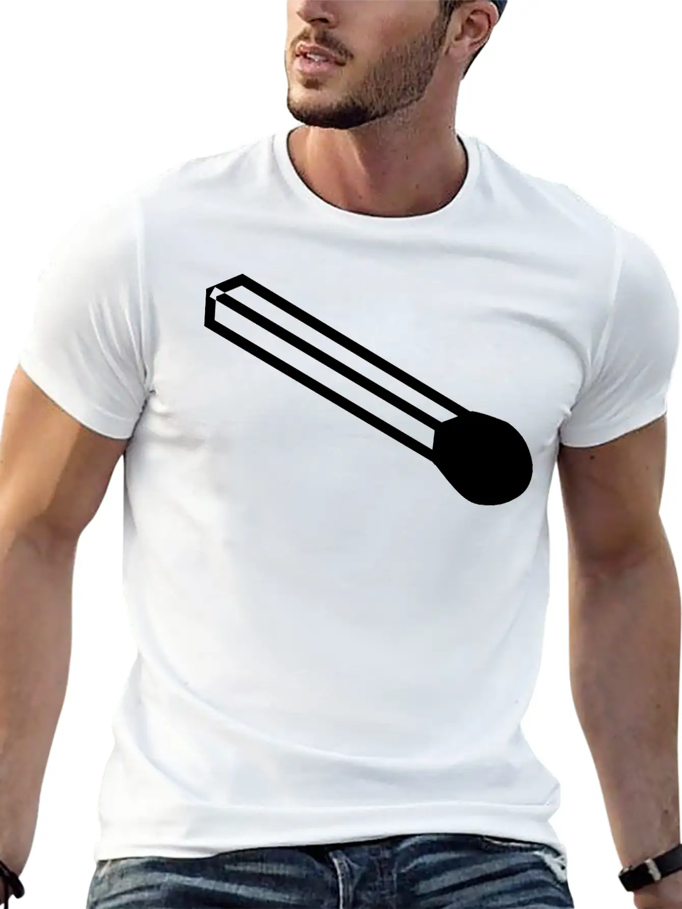 Unlit Match Basic Graphic T-Shirt – Daily Comfort In Soft Cotton