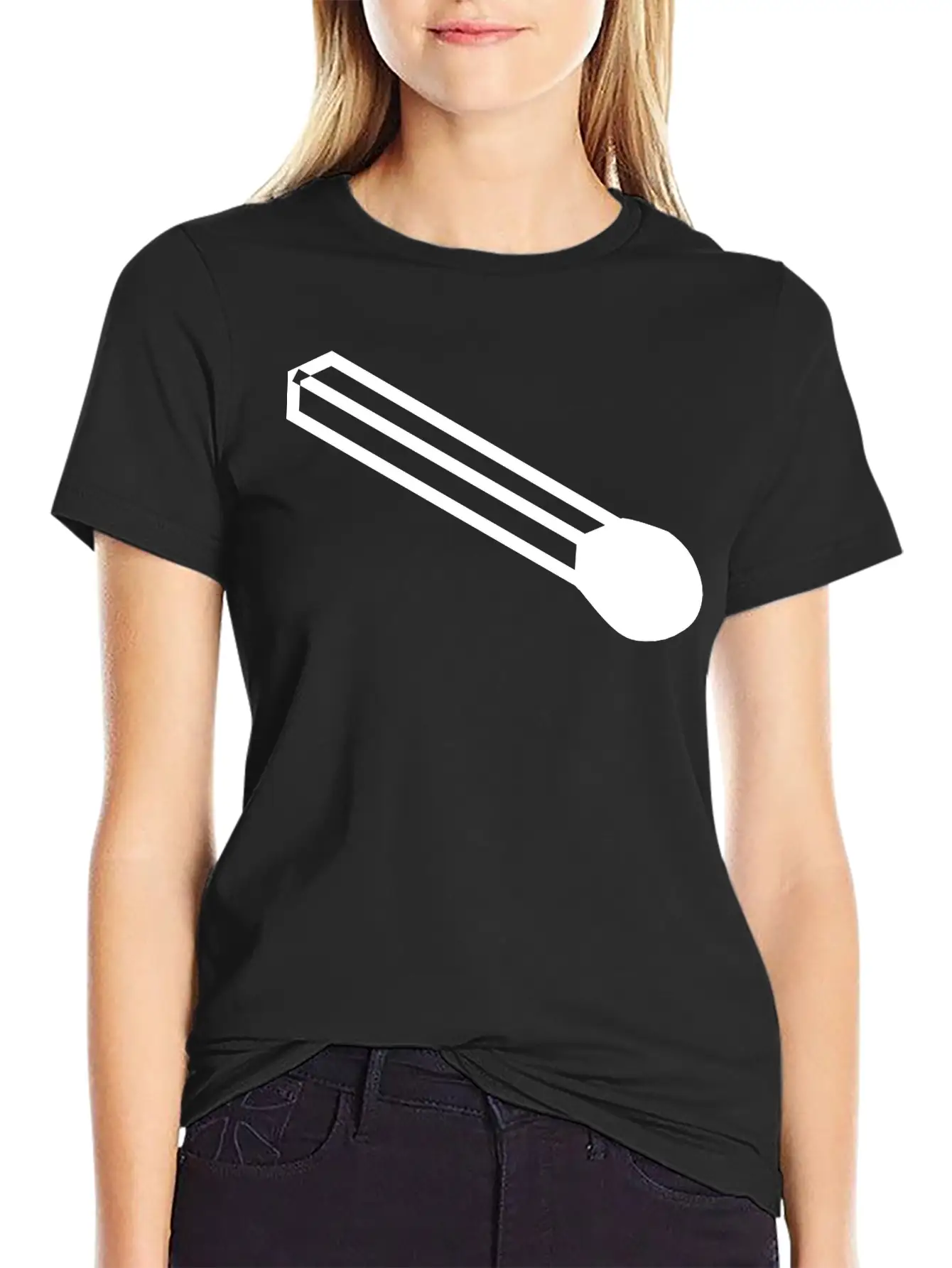 Unlit Match Basic Graphic T-Shirt – Daily Comfort In Soft Cotton