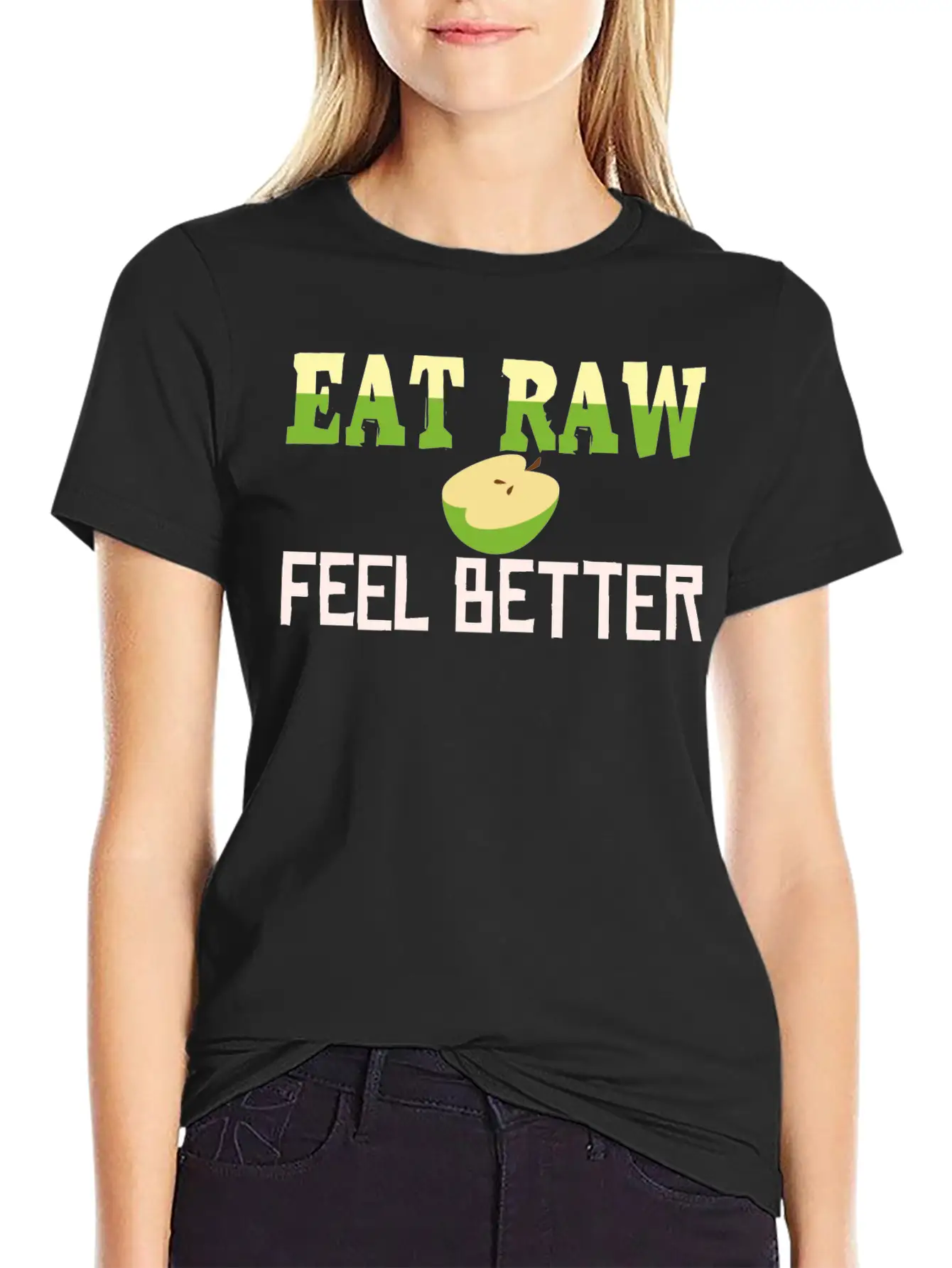 Unprocessed Food Organic Plant-Based Raw Produce Unisex Casual T-Shirt – Clean Design For Daily Comfort