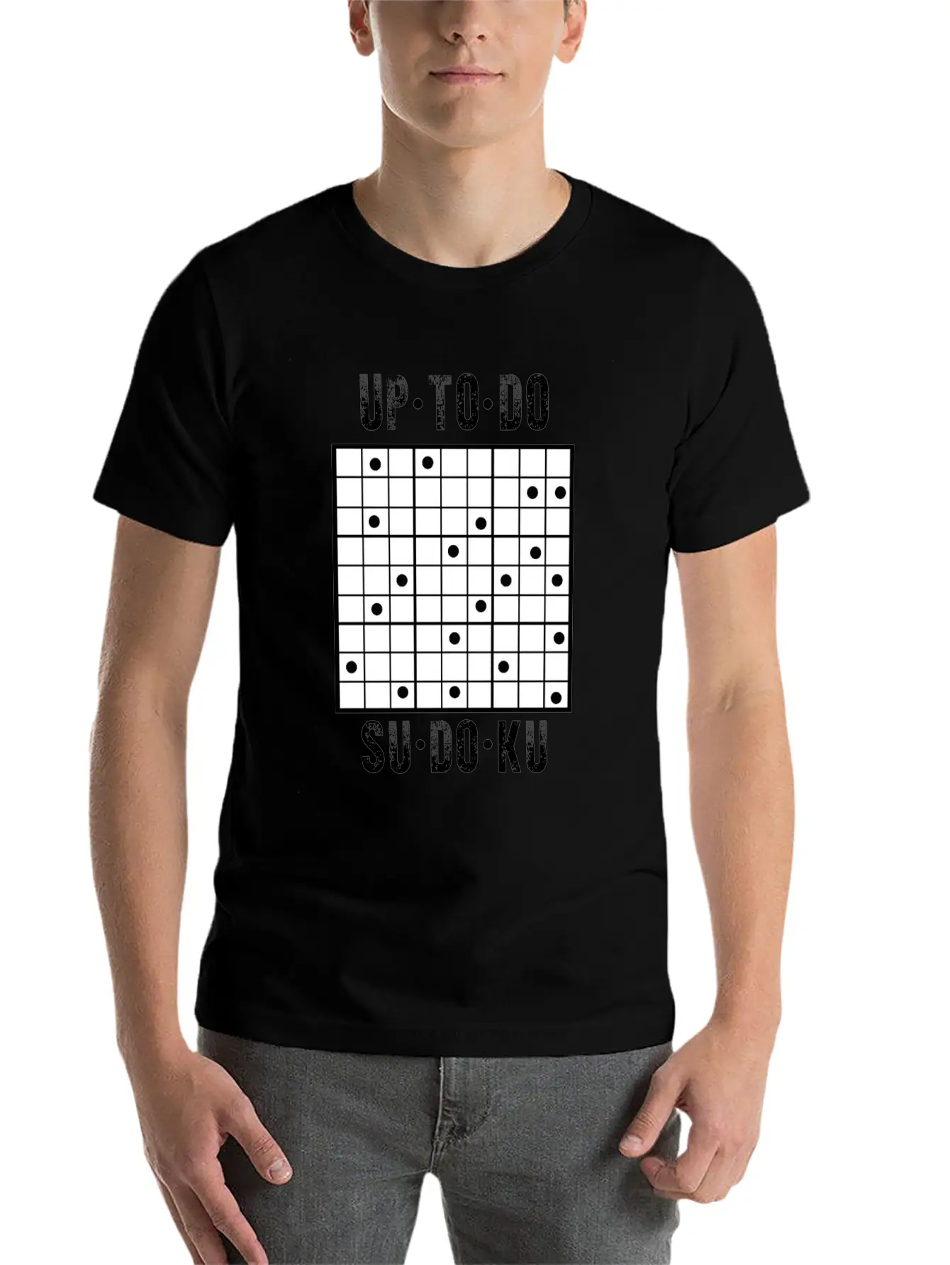 Up To Do Sudoku - Cute Board Game Lover Puzzle Pla Modern Fit Casual T-Shirt – Clean And Versatile Design
