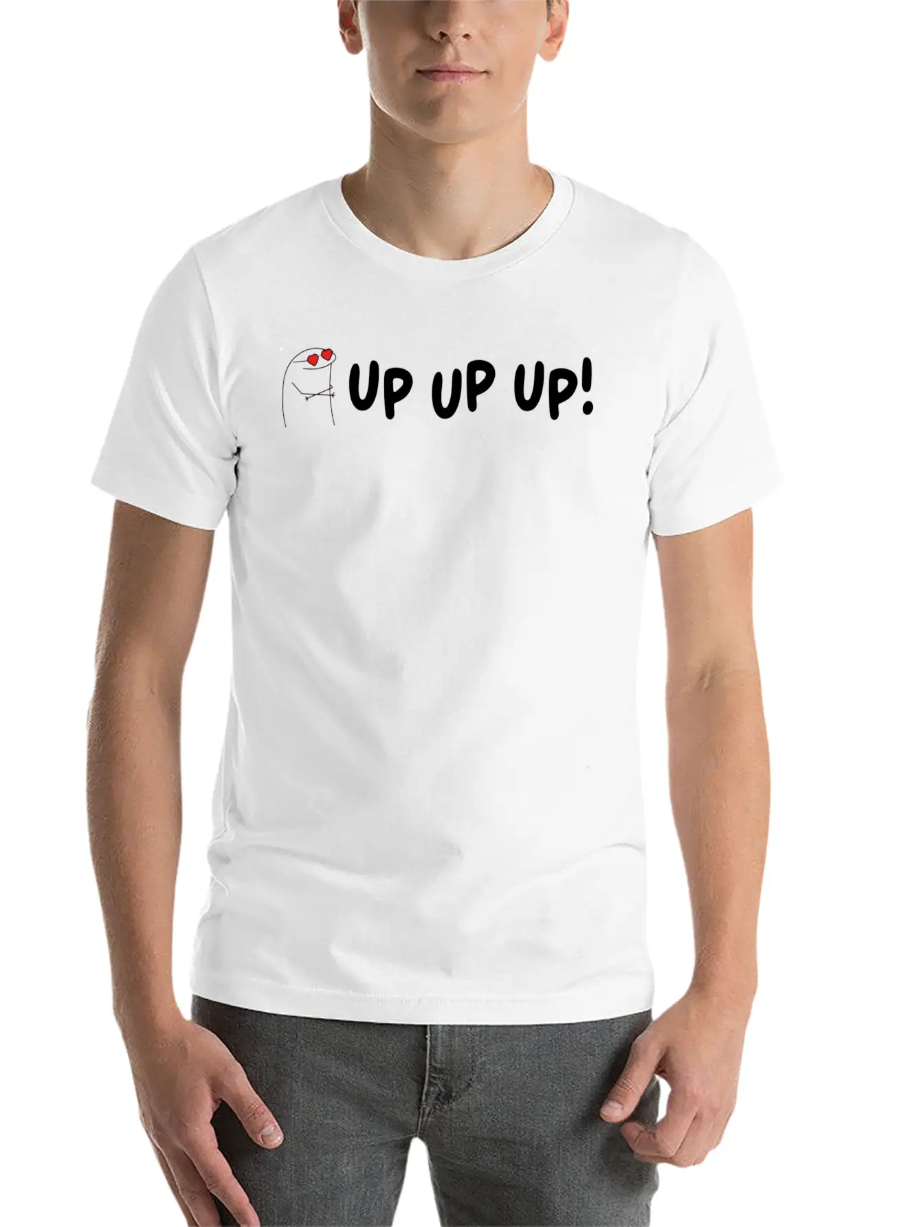 Up Up Up 21 Unisex Casual T-Shirt – Clean Design For Daily Comfort