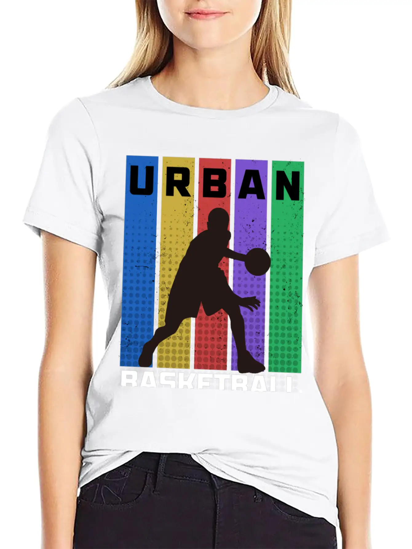 Urban Basketball Relaxed Everyday Tee – Lightweight And Durable Cotton