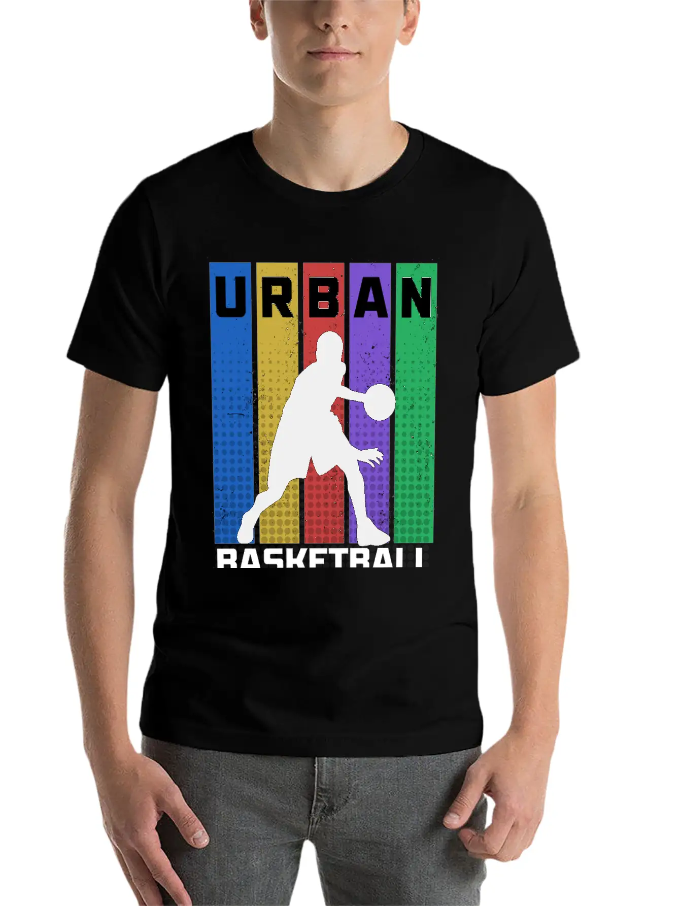 Urban Basketball Relaxed Everyday Tee – Lightweight And Durable Cotton