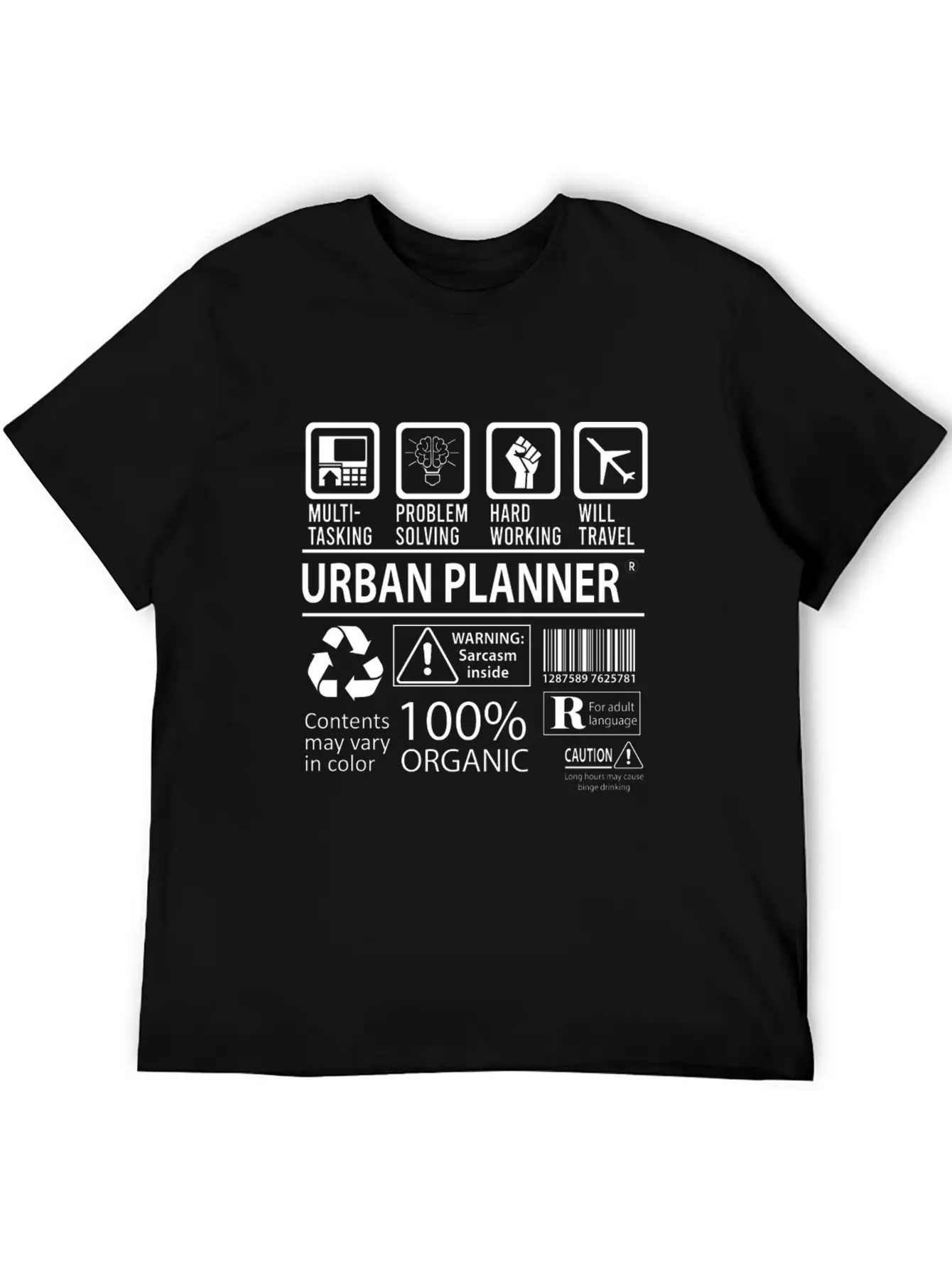 Urban Planner T Shirt - Multitasking Job Gift Item Essential Cotton Tee For Daily Outfits – Unisex Style
