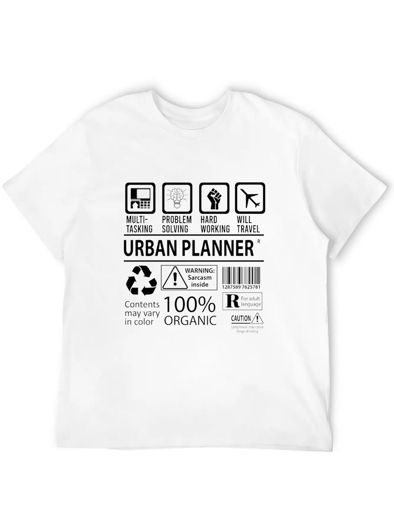 Urban Planner T Shirt - Multitasking Job Gift Item Essential Cotton Tee For Daily Outfits – Unisex Style