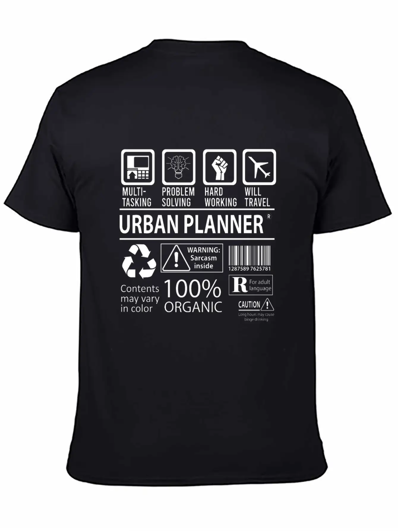 Urban Planner T Shirt - Multitasking Job Gift Item Essential Cotton Tee For Daily Outfits – Unisex Style