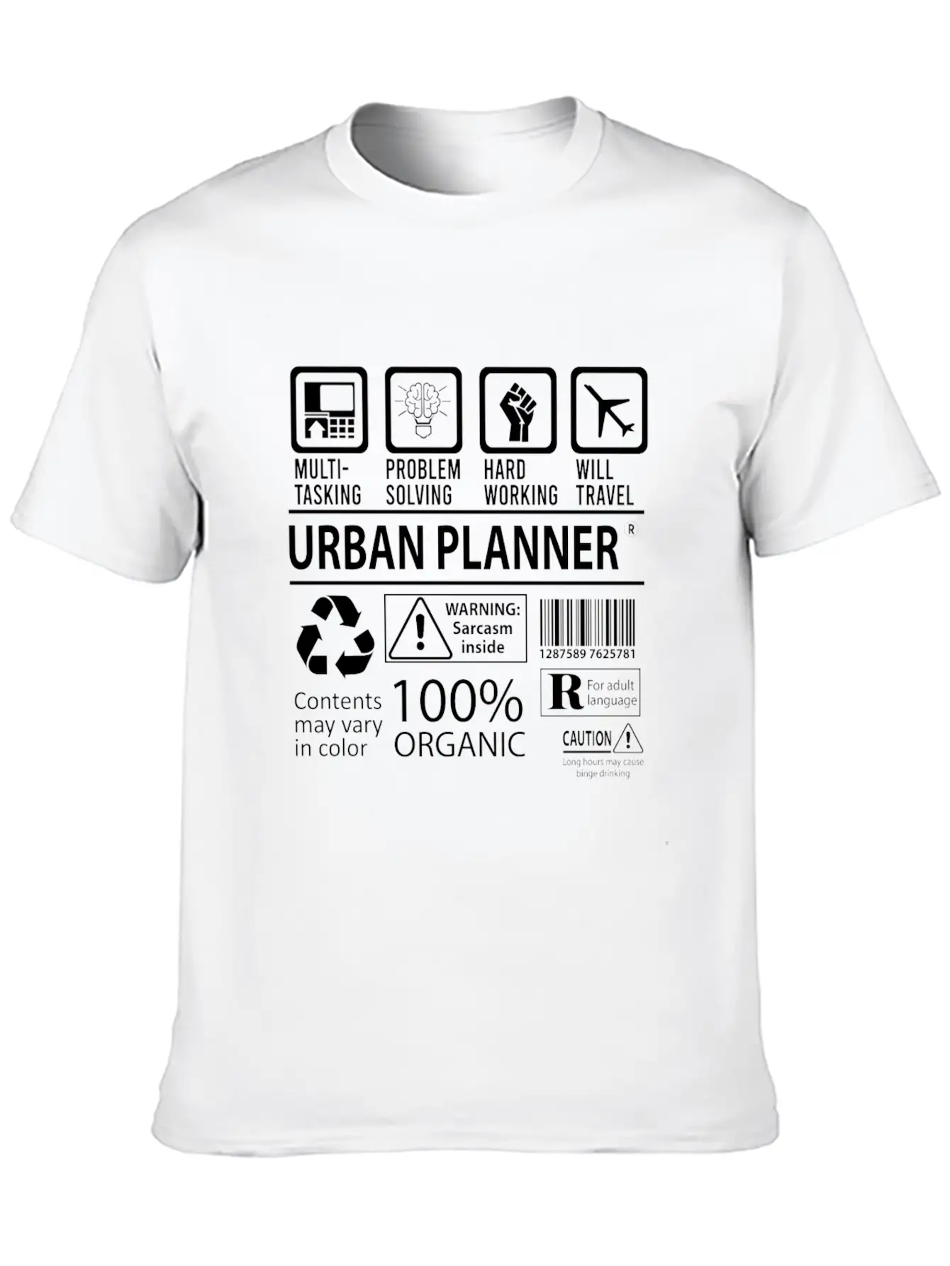 Urban Planner T Shirt - Multitasking Job Gift Item Essential Cotton Tee For Daily Outfits – Unisex Style