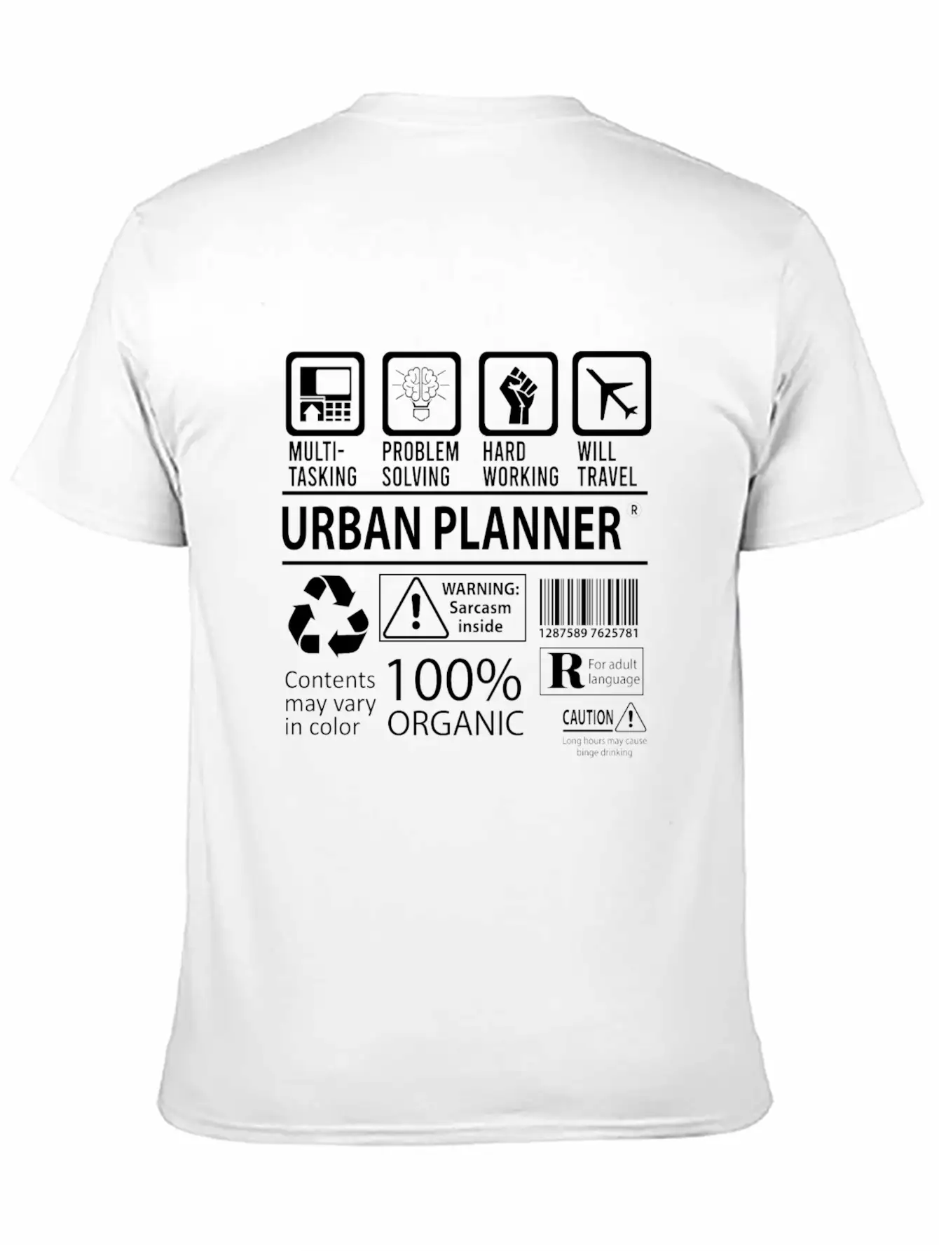 Urban Planner T Shirt - Multitasking Job Gift Item Essential Cotton Tee For Daily Outfits – Unisex Style
