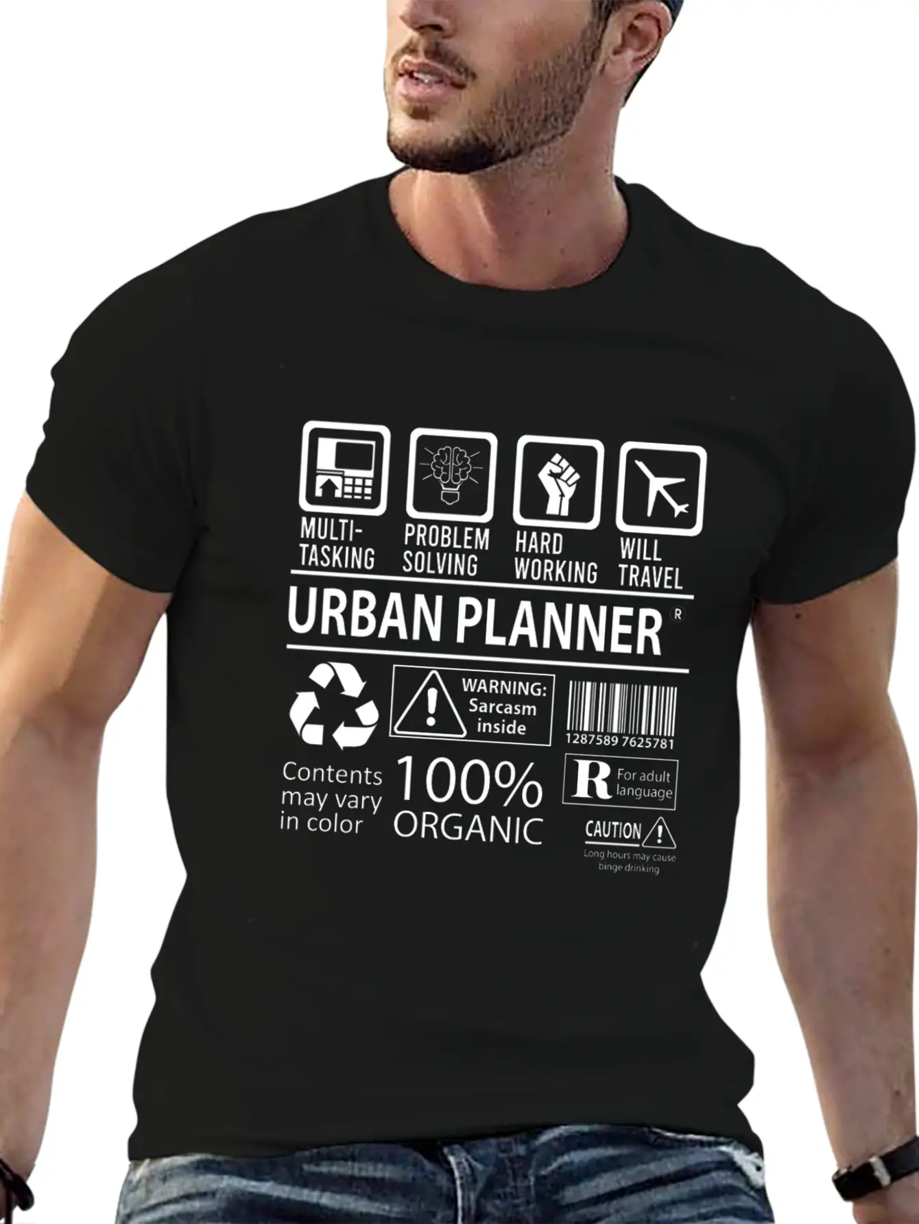 Urban Planner T Shirt - Multitasking Job Gift Item Essential Cotton Tee For Daily Outfits – Unisex Style