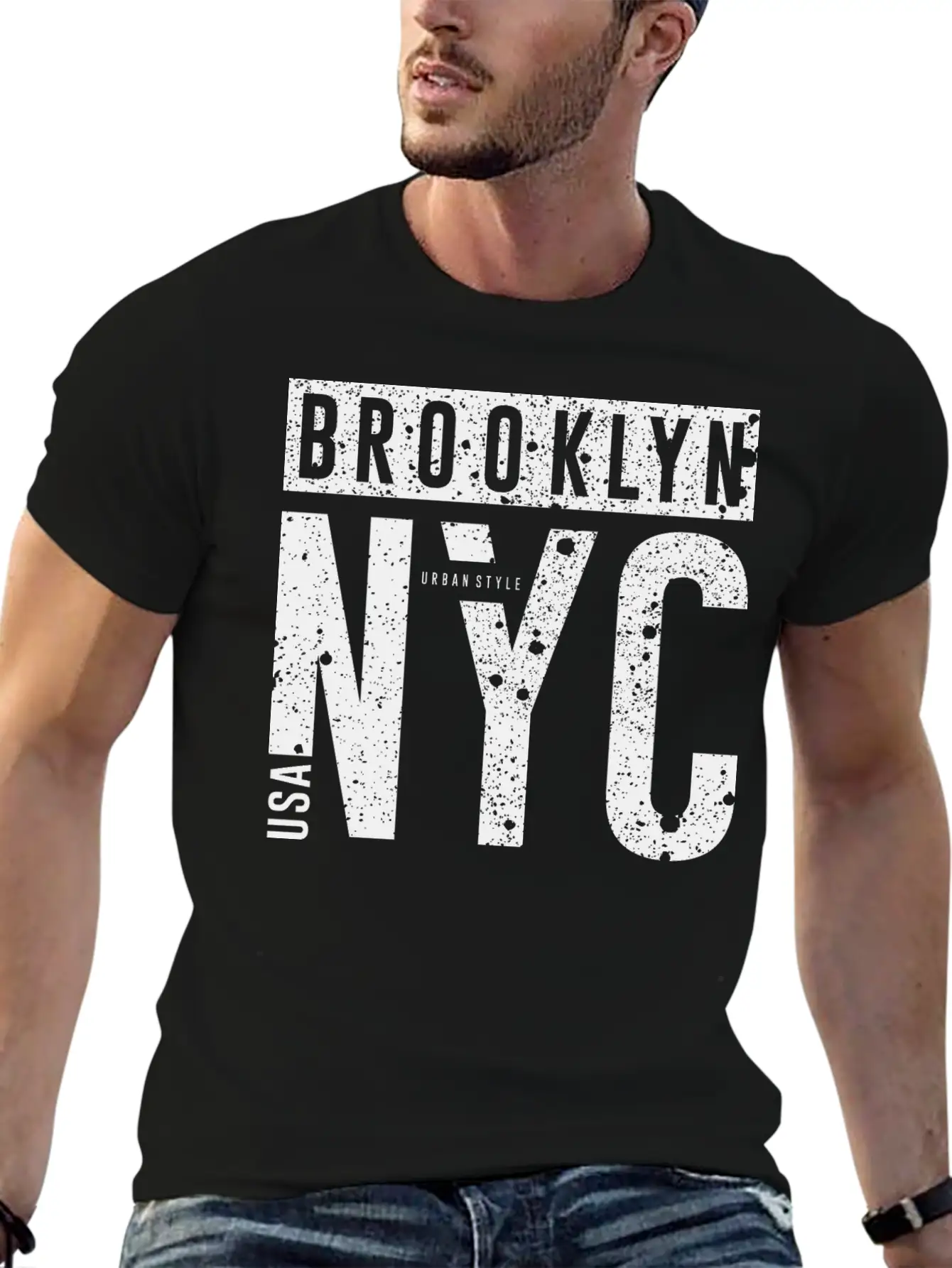 Urban Vibes: Street Art Design Print From The City Classic Fit Graphic Tee For Daily Comfort – Unisex Cotton Shirt