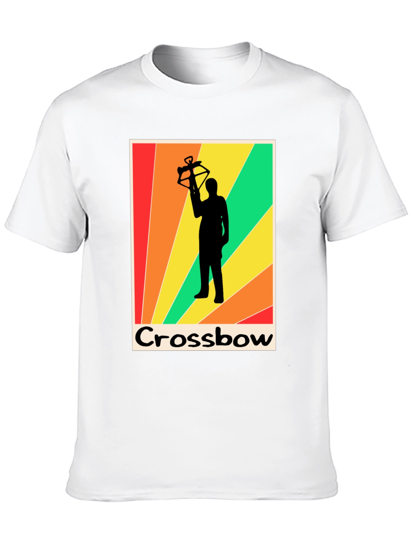 Retro Crossbow T-Shirt - Archer Silhouette Tee