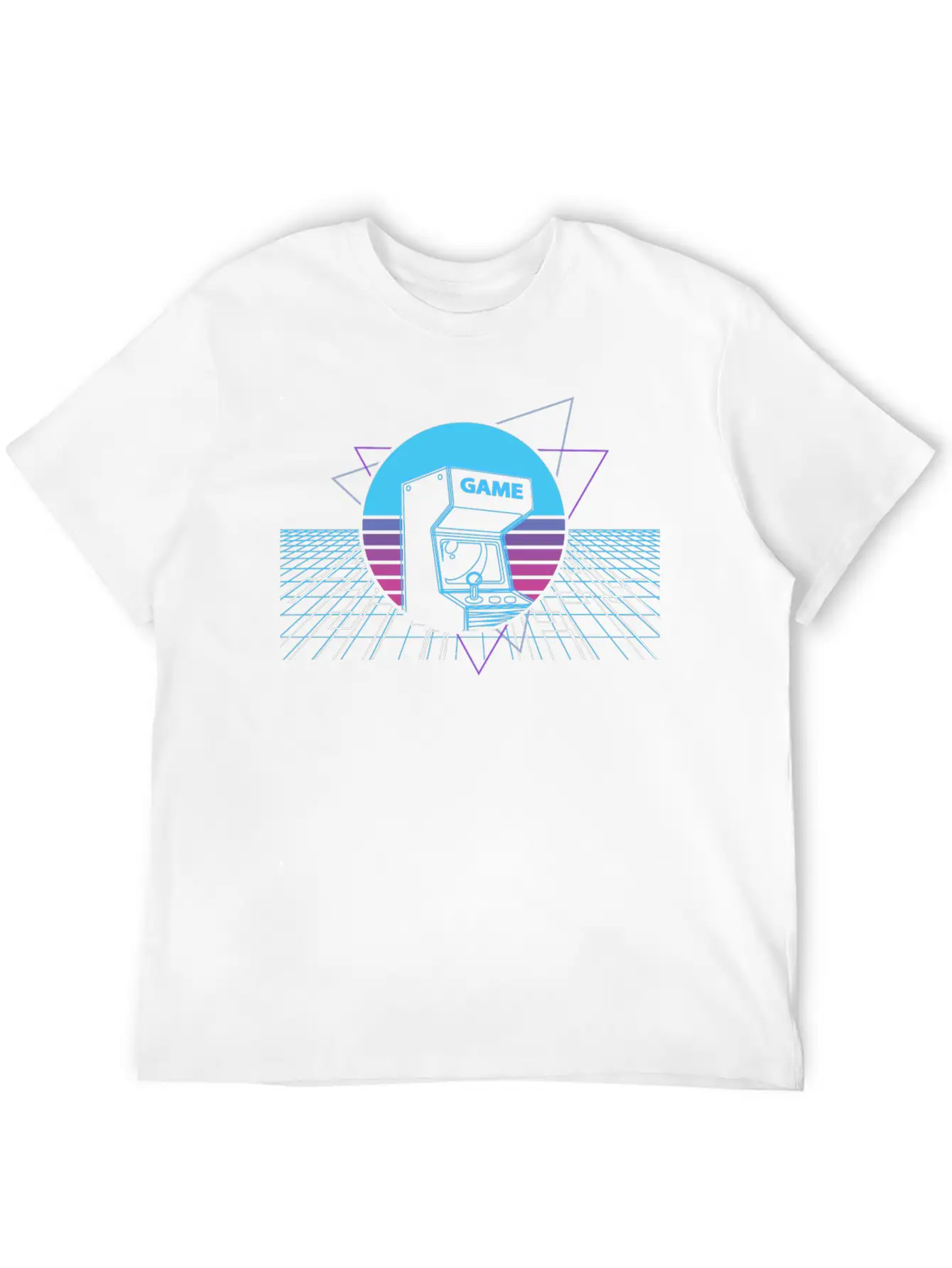 Vaporwave Arcade Gaming Video Game Game Nerd Lightweight Cotton T-Shirt – Daily Comfort Graphic Shirt
